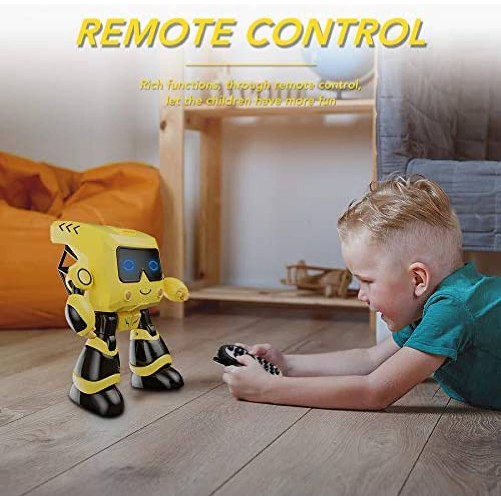 Robot Sayipace Educativo e Inteligente LED -Amarillo