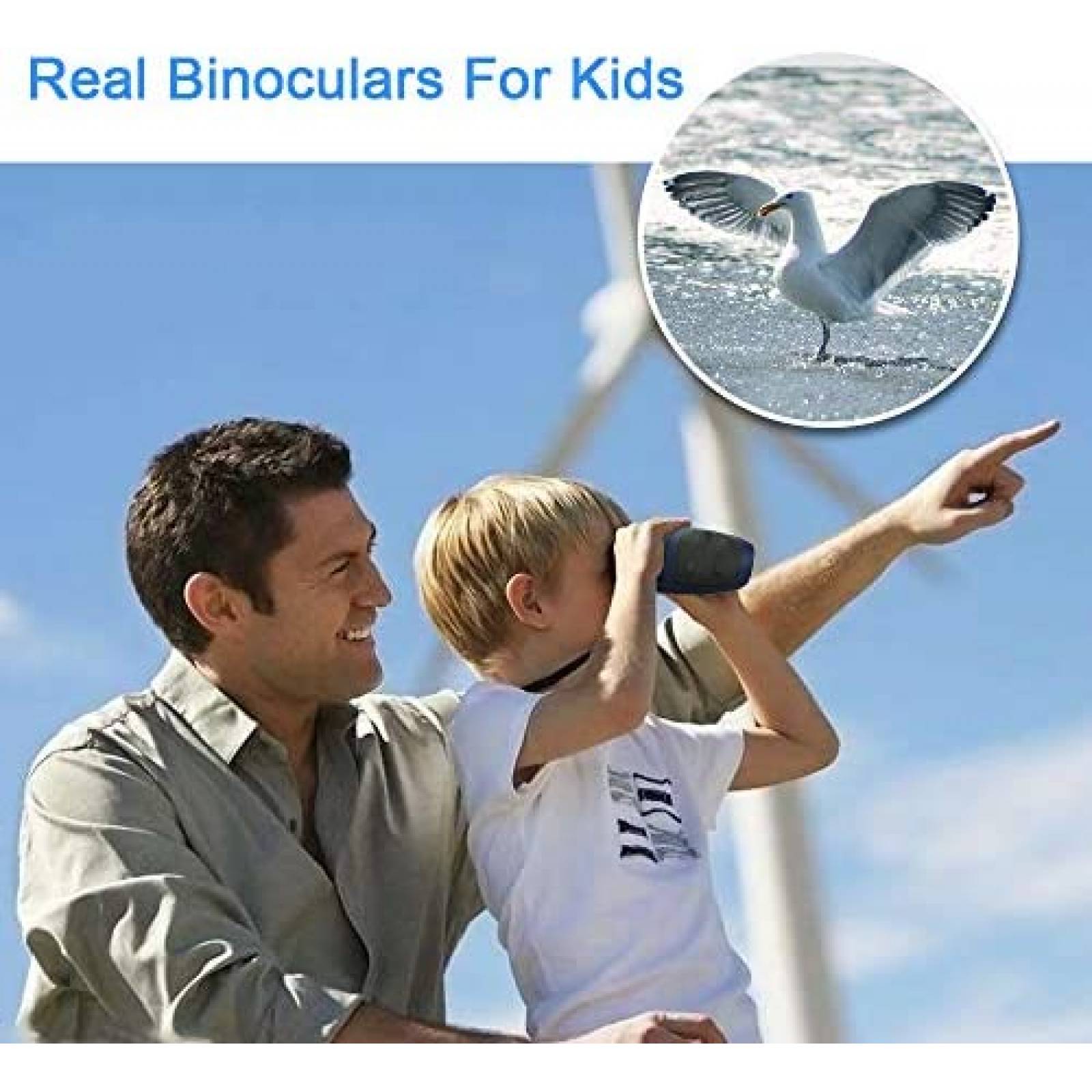 Binocular Dreamingbox Juguete Resistente para Niños -Azul
