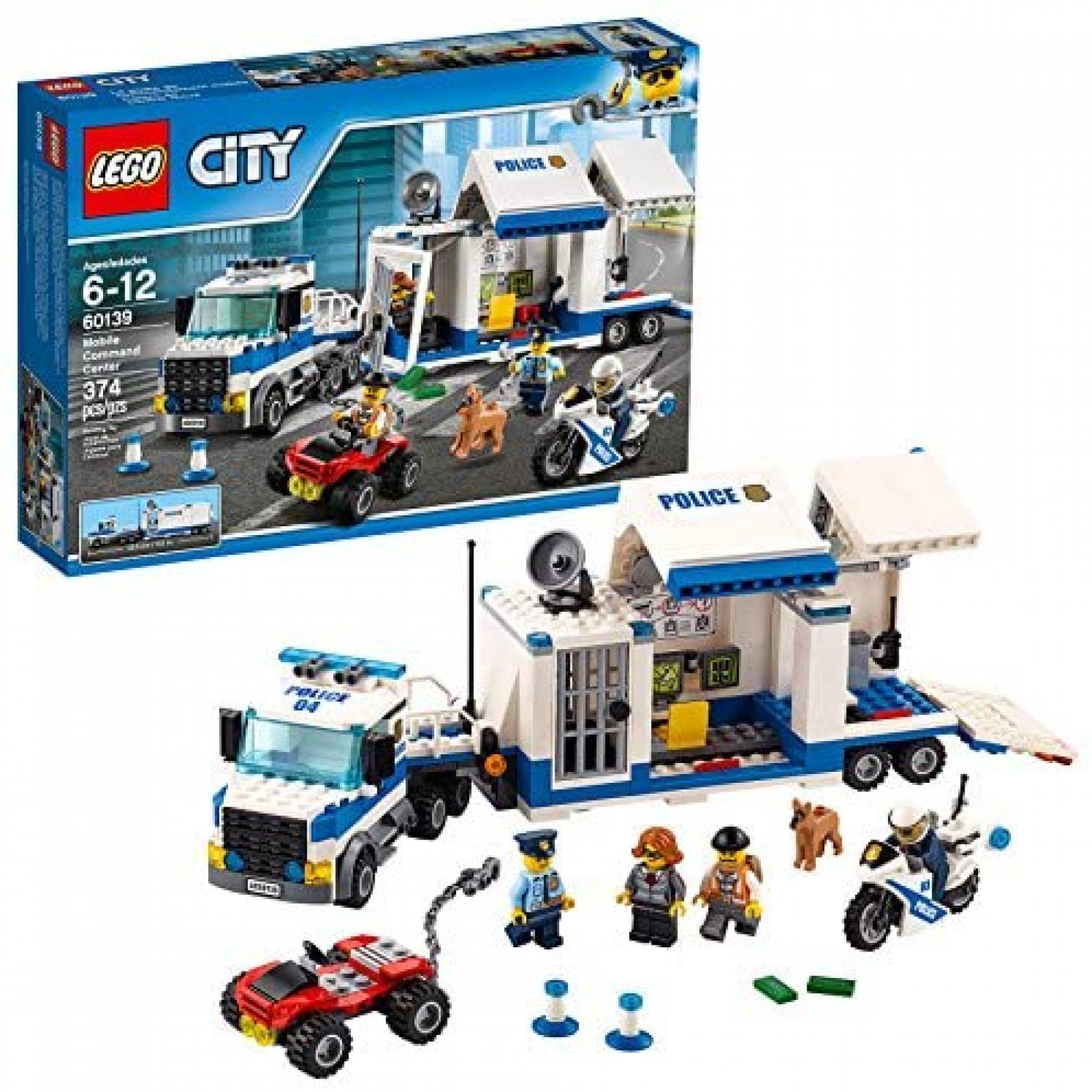Set de Construcción LEGO Police Command Center 374 Pzs