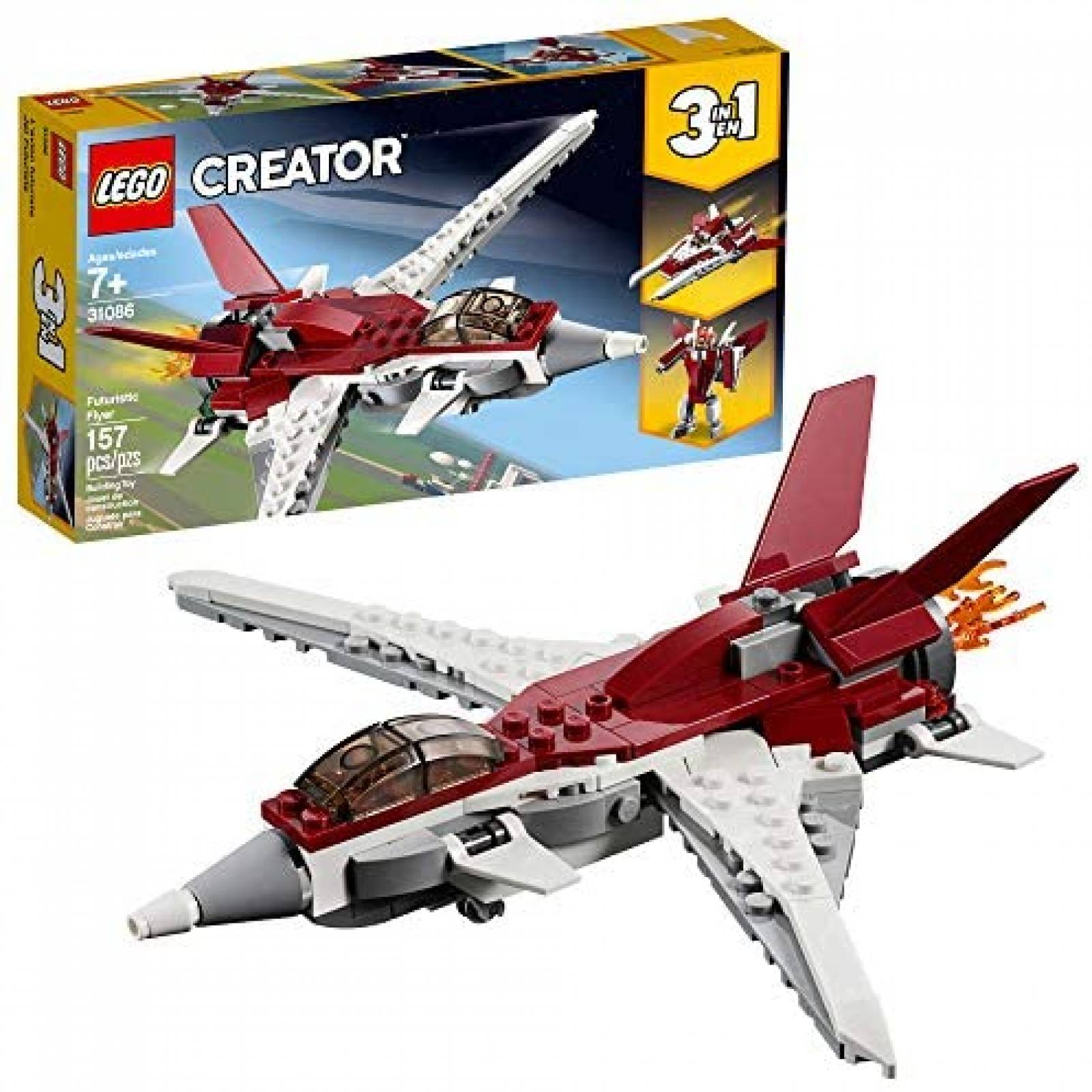 Set de Construcción LEGO Futuristic Flyer 157 Pzs 3 en 1