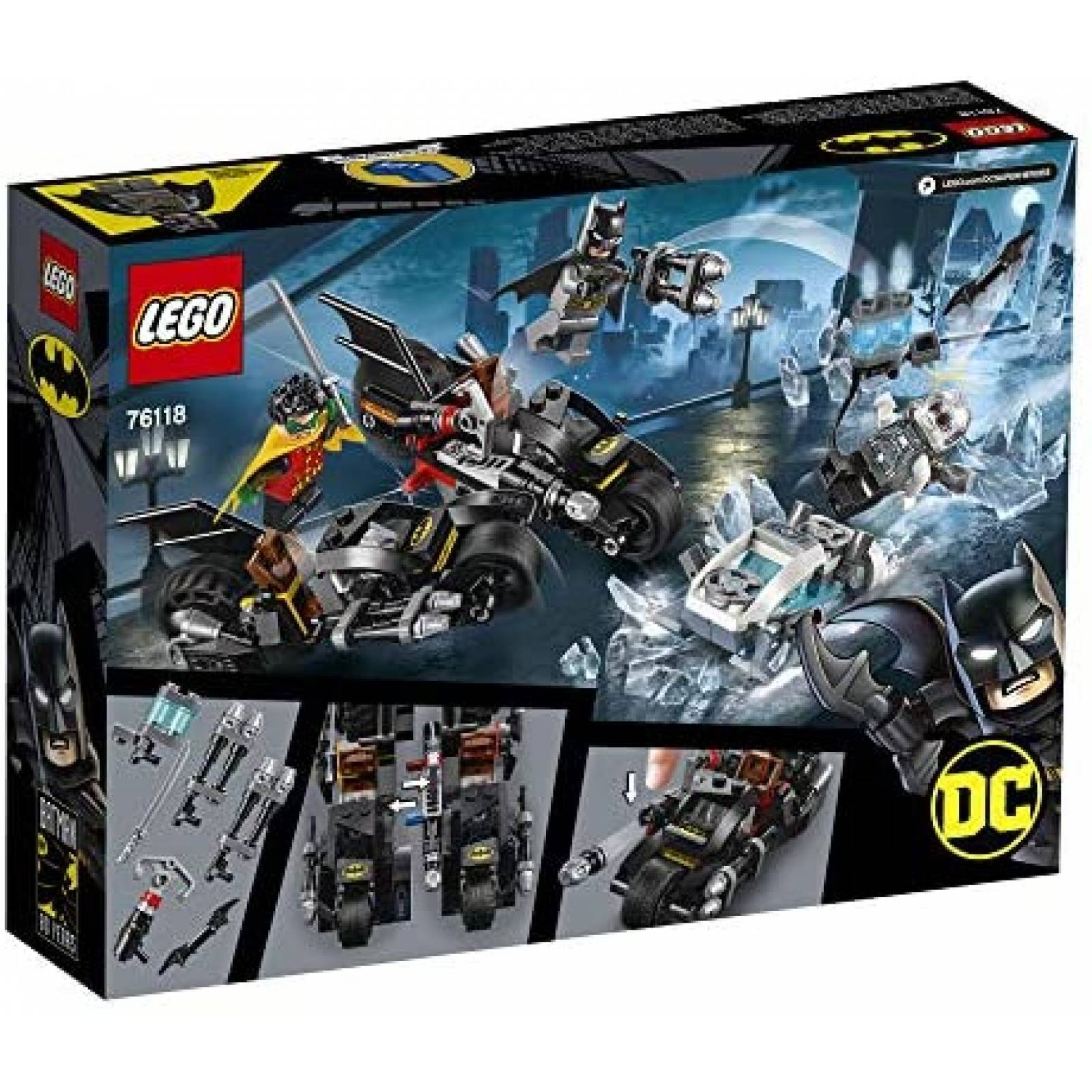 Set de Construcción LEGO Batman Mr. Freeze Batcycle 200 Pzs