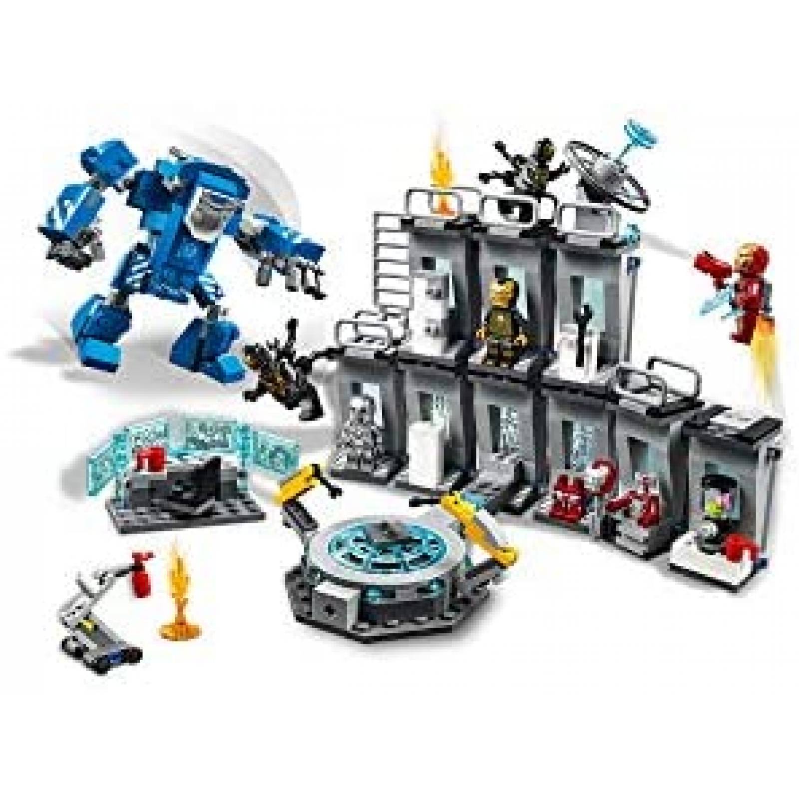Set de Construcción LEGO Iron Man Hall of Armor 524 Pzs