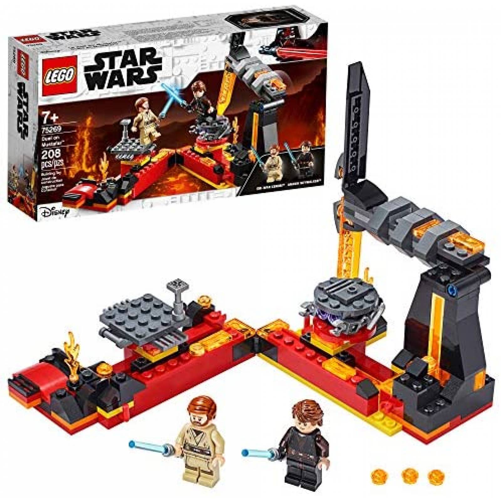 Juguete Armable LEGO Star Wars Anakin vs Obi-Wan 208 Piezas