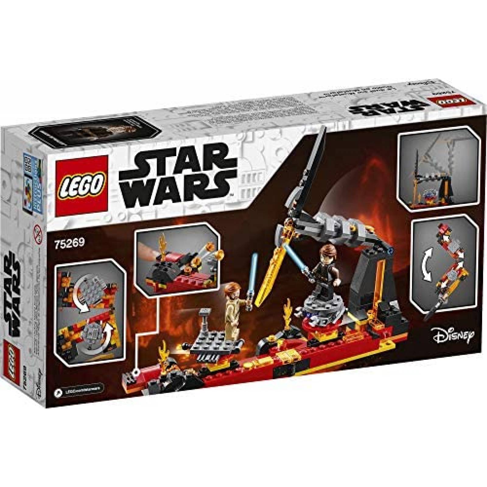 Juguete Armable LEGO Star Wars Anakin vs Obi-Wan 208 Piezas