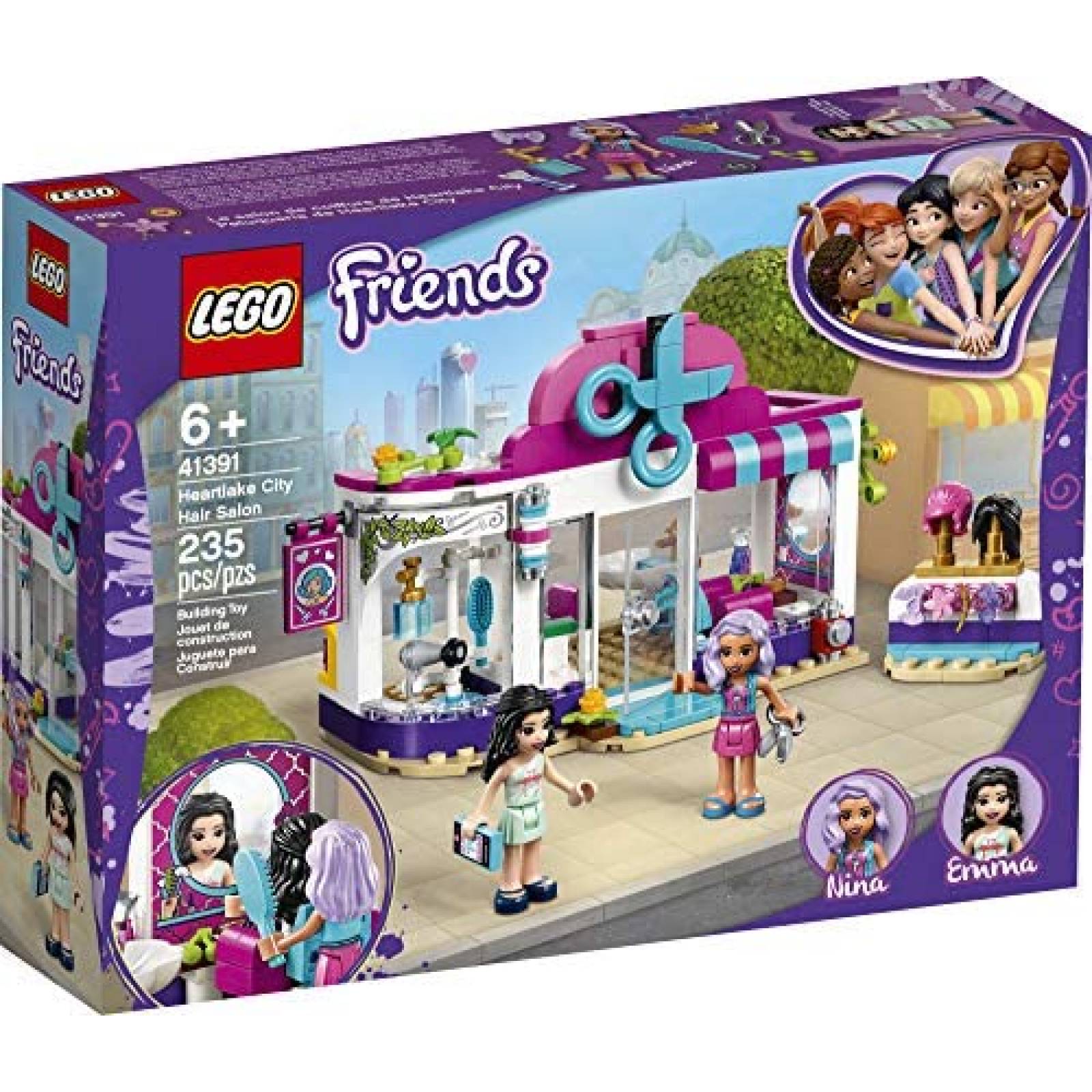 Juguete Armable LEGO Salón de Belleza 235 Piezas para Niñas