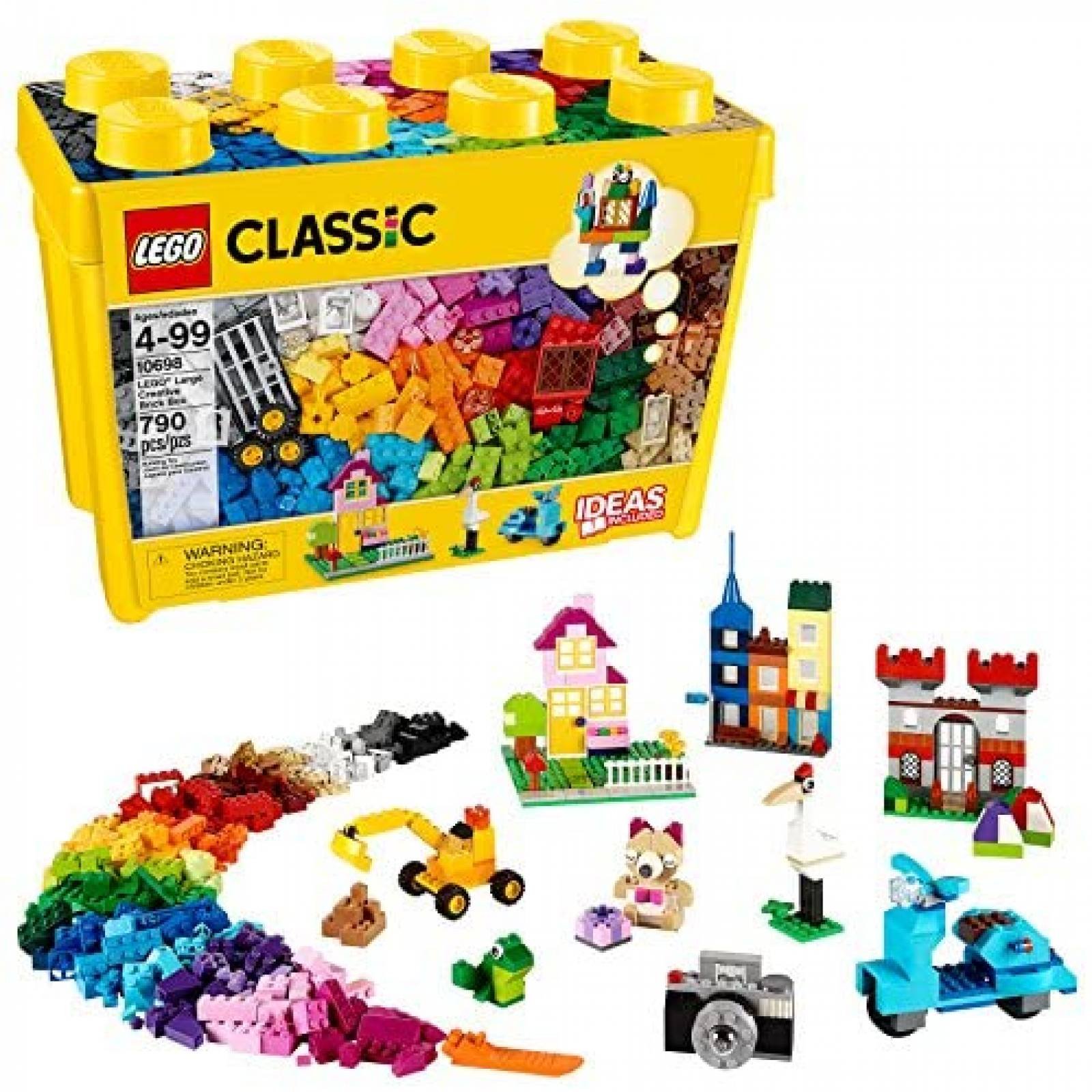 Caja con Legos LEGO 790 pzas 33 Colores Diferentes