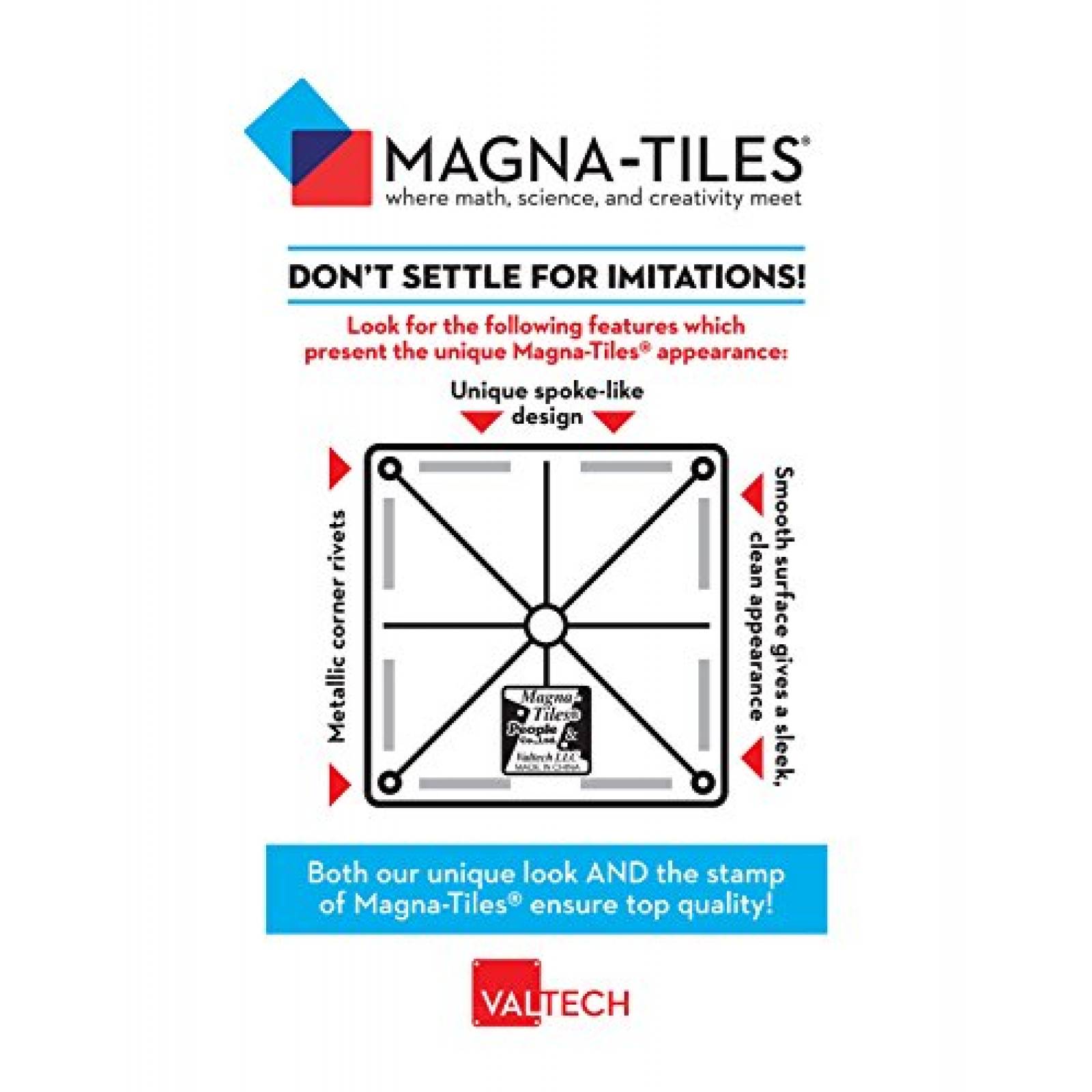 Set de Construcción Magna Tiles 32 Pzs Educativo -Multicolor