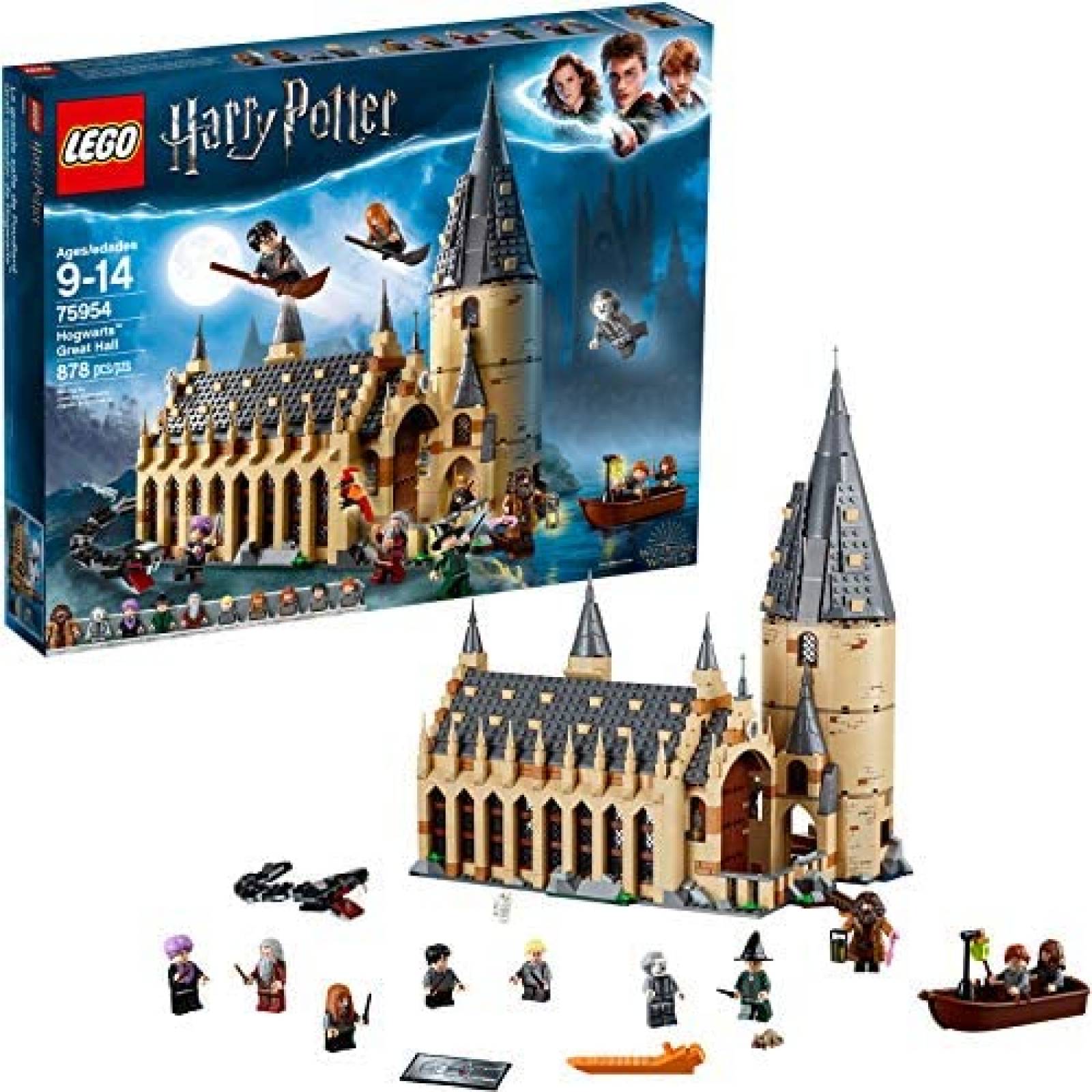 Castillo Armable LEGO Harrry Potter para Niños 878 Piezas