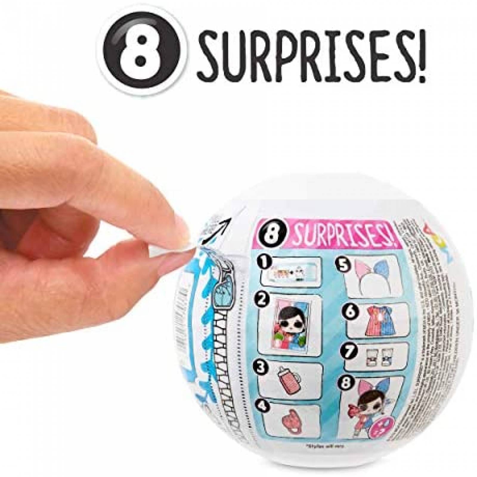 Pelota de Baseball L.O.L. Surprise! 8 Sorpresas Dentro