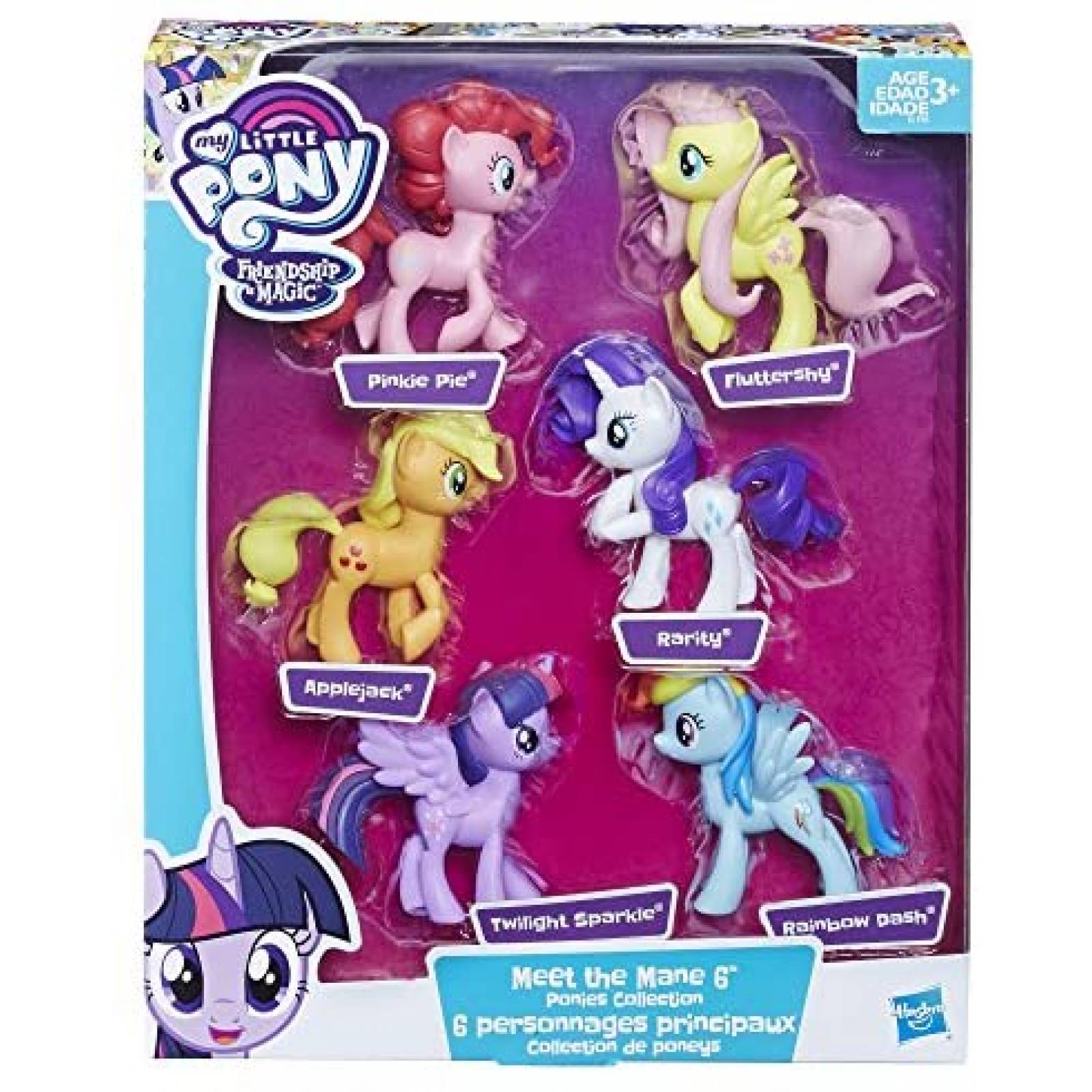 Juguetes My Little Pony Colección 6 Ponis -Multicolor