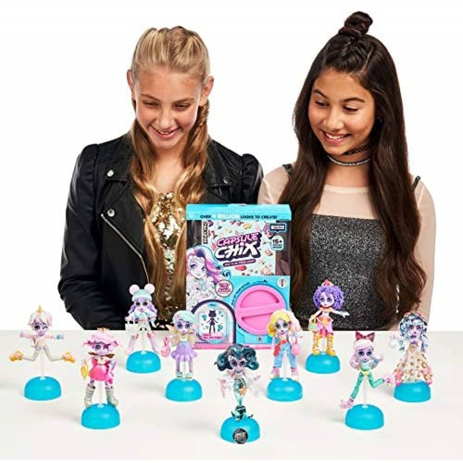 Muñeca Capsule Chix Ctrl+Alt+Magic 4.5'' Capsula Accesorios