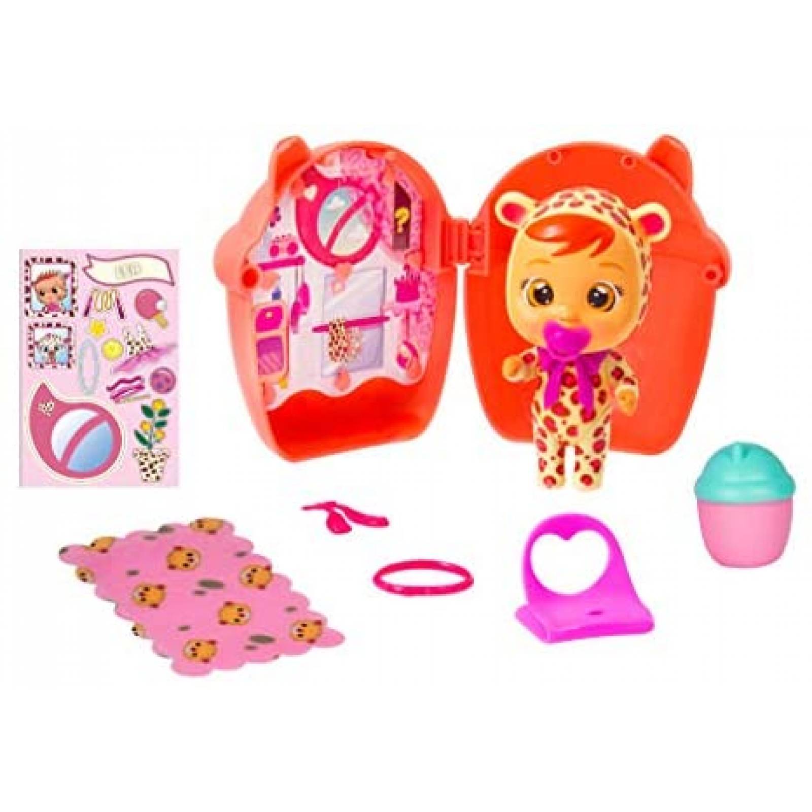 Muñeca Cry Babies Magic Tears Bottle House -Multicolor