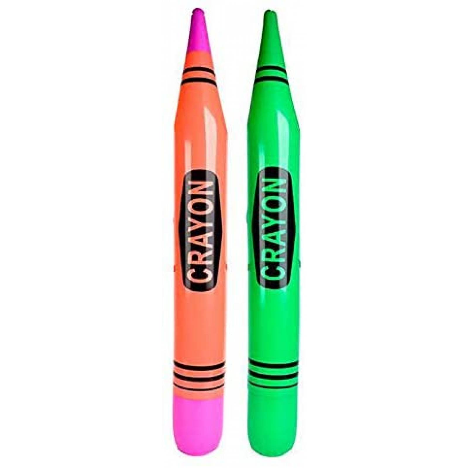 Crayolas Inflables Kicko 44'' 12 Pzs Plástico -Multicolor