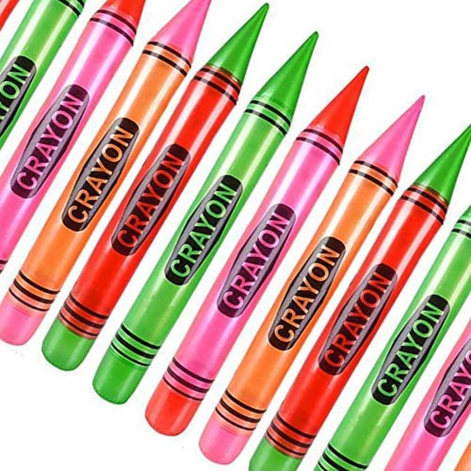 Crayolas Inflables Kicko 44'' 12 Pzs Plástico -Multicolor