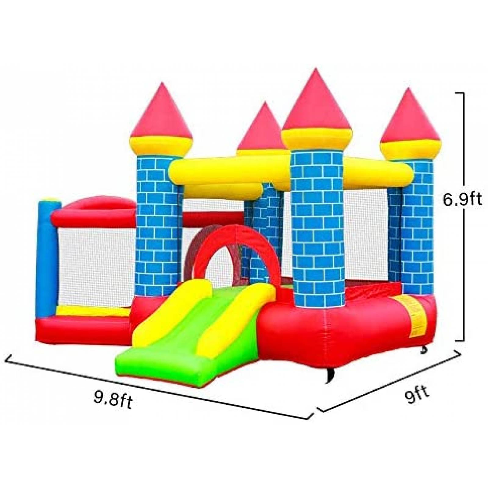 Inflable para Niños doctor dolphin Bouncy Castle Durable