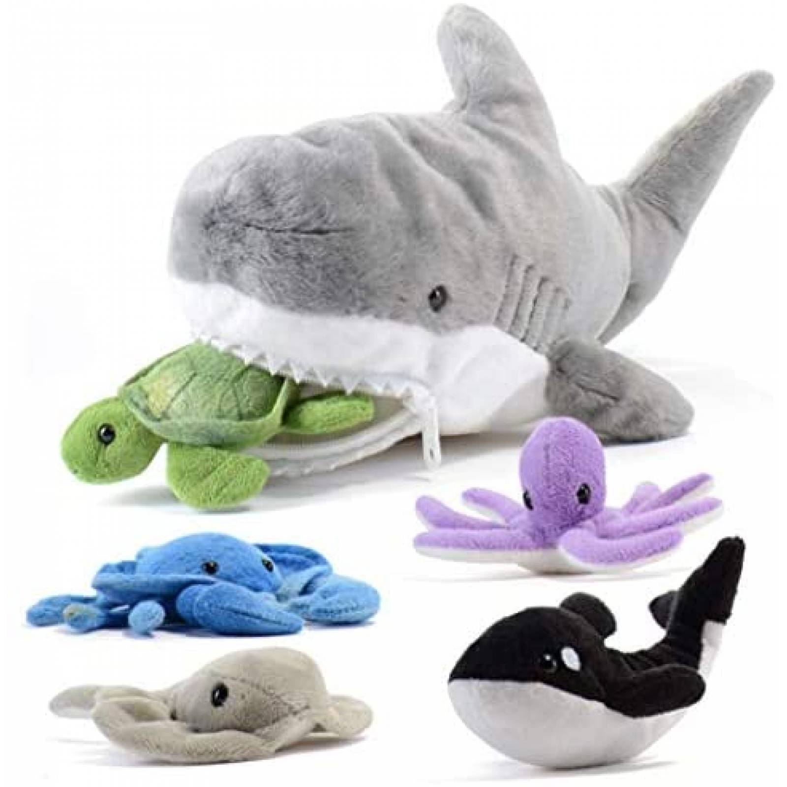 peluches de animales marinos