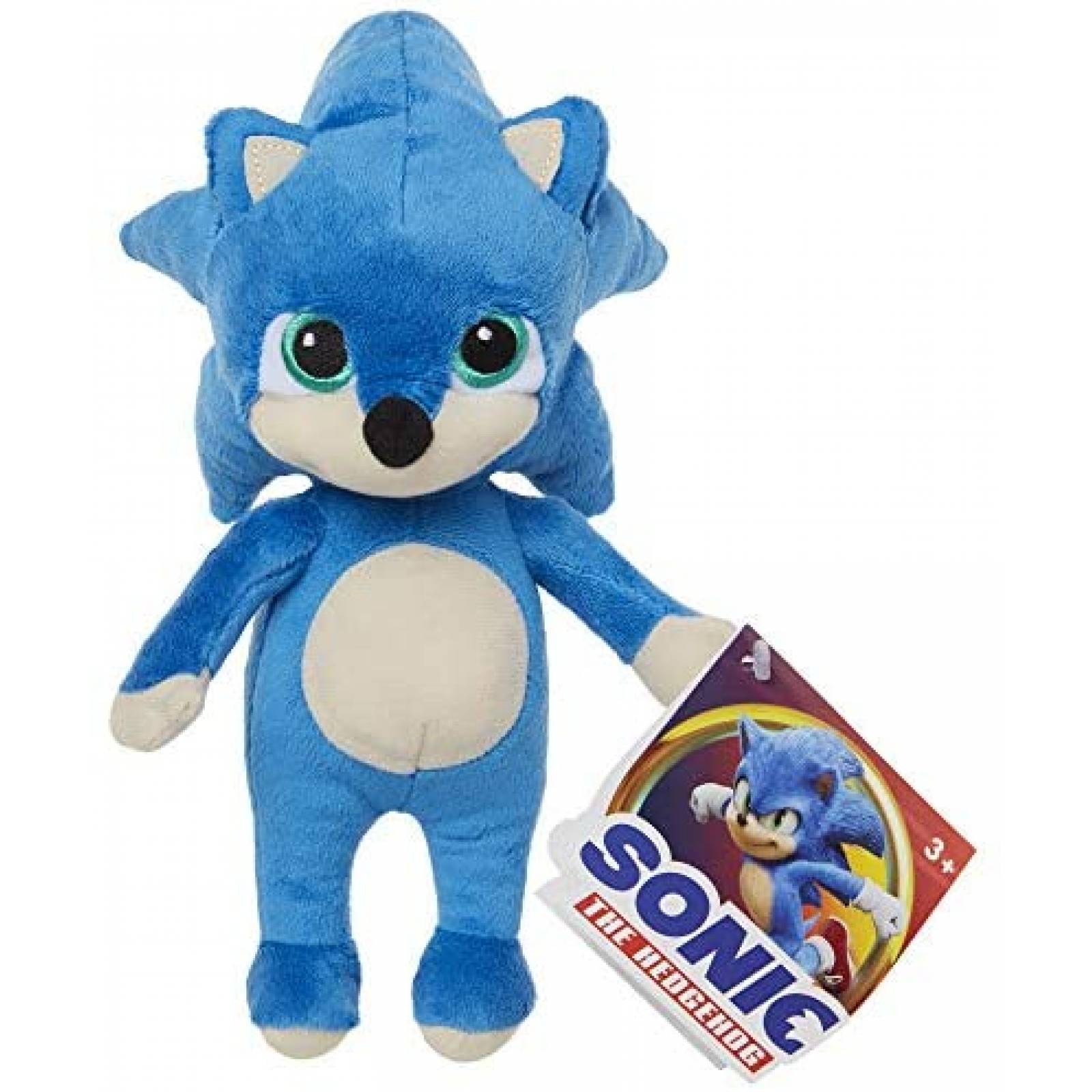 Peluche Sonic The Hedgehog 8.5'' Suave Detallado +3 Años