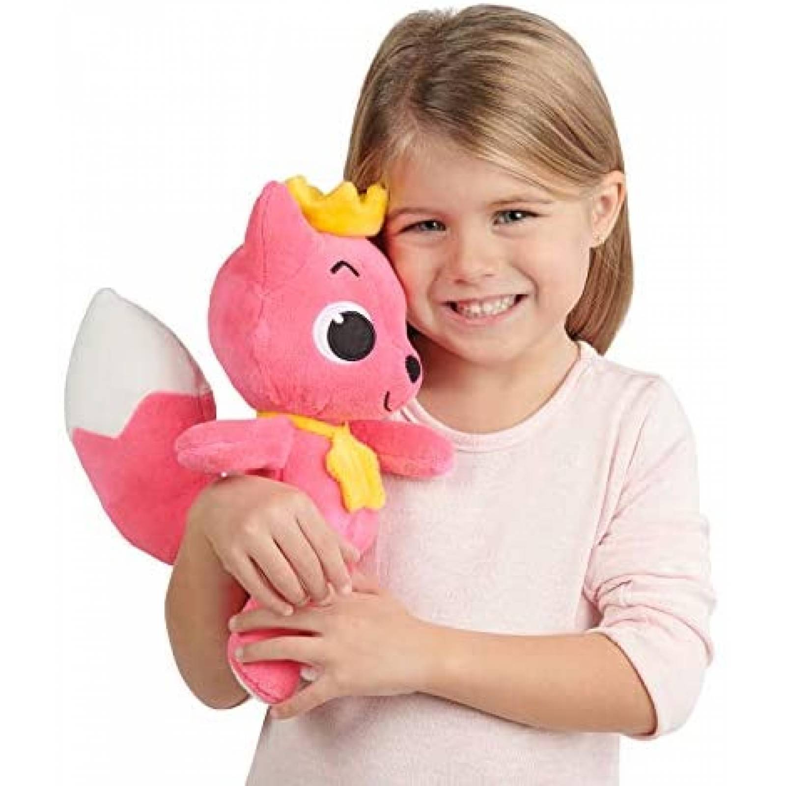 Peluche de Juguete WowWee Diseño de Zorro para Niños -Rosa