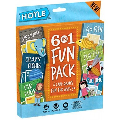 Paquete de Juego Cartas Hoyle 6 Juegos Clásicos para Niños