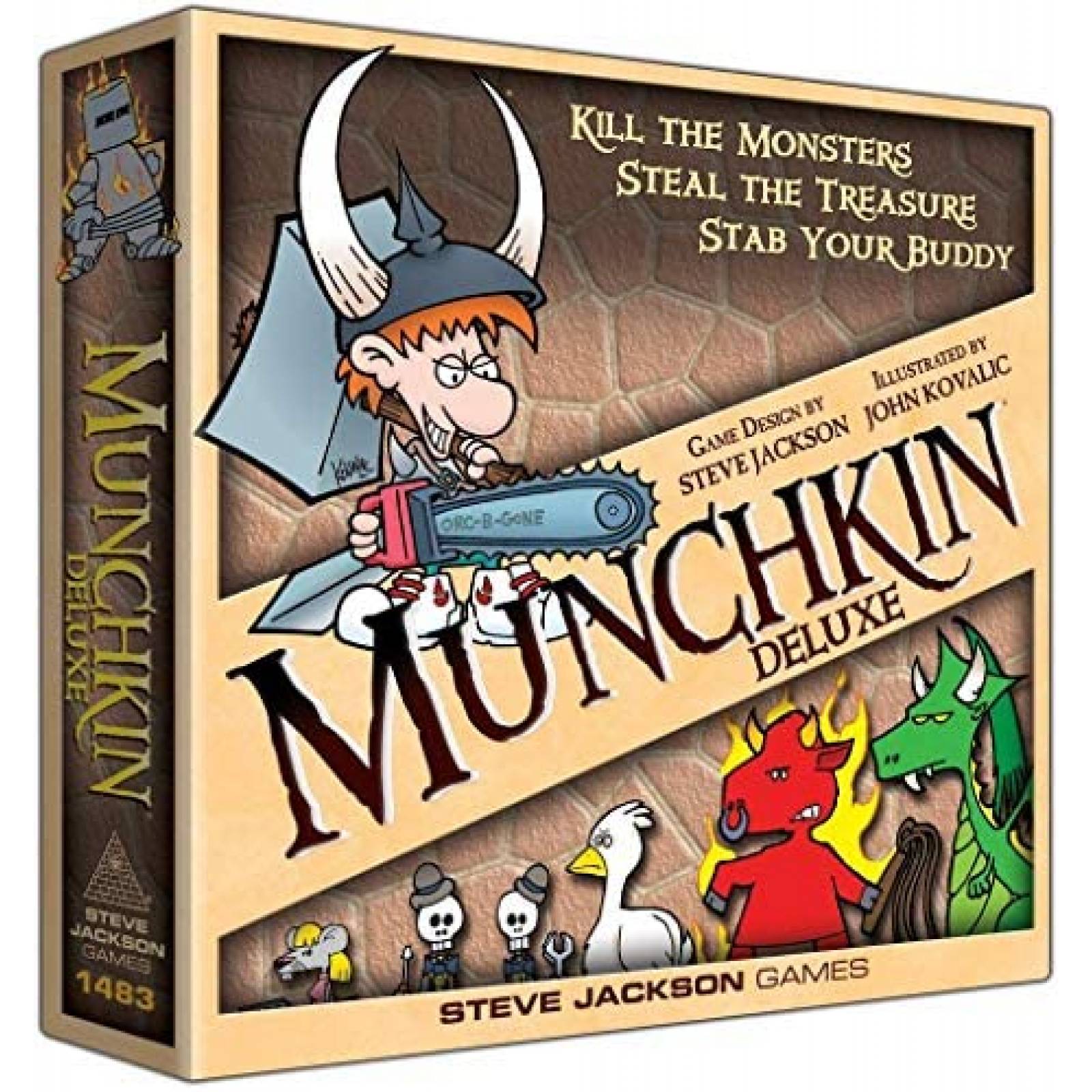 Juego De Mesa Steve Jackson Games Munchkin Deluxe Completo