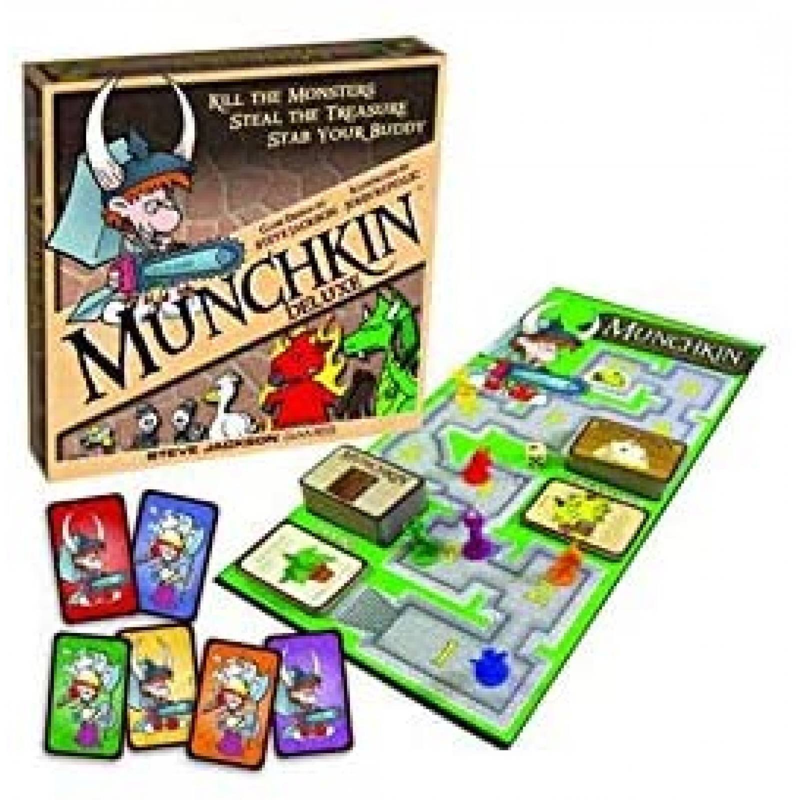 Juego de Mesa Steve Jackson Games Munchkin Deluxe Completo