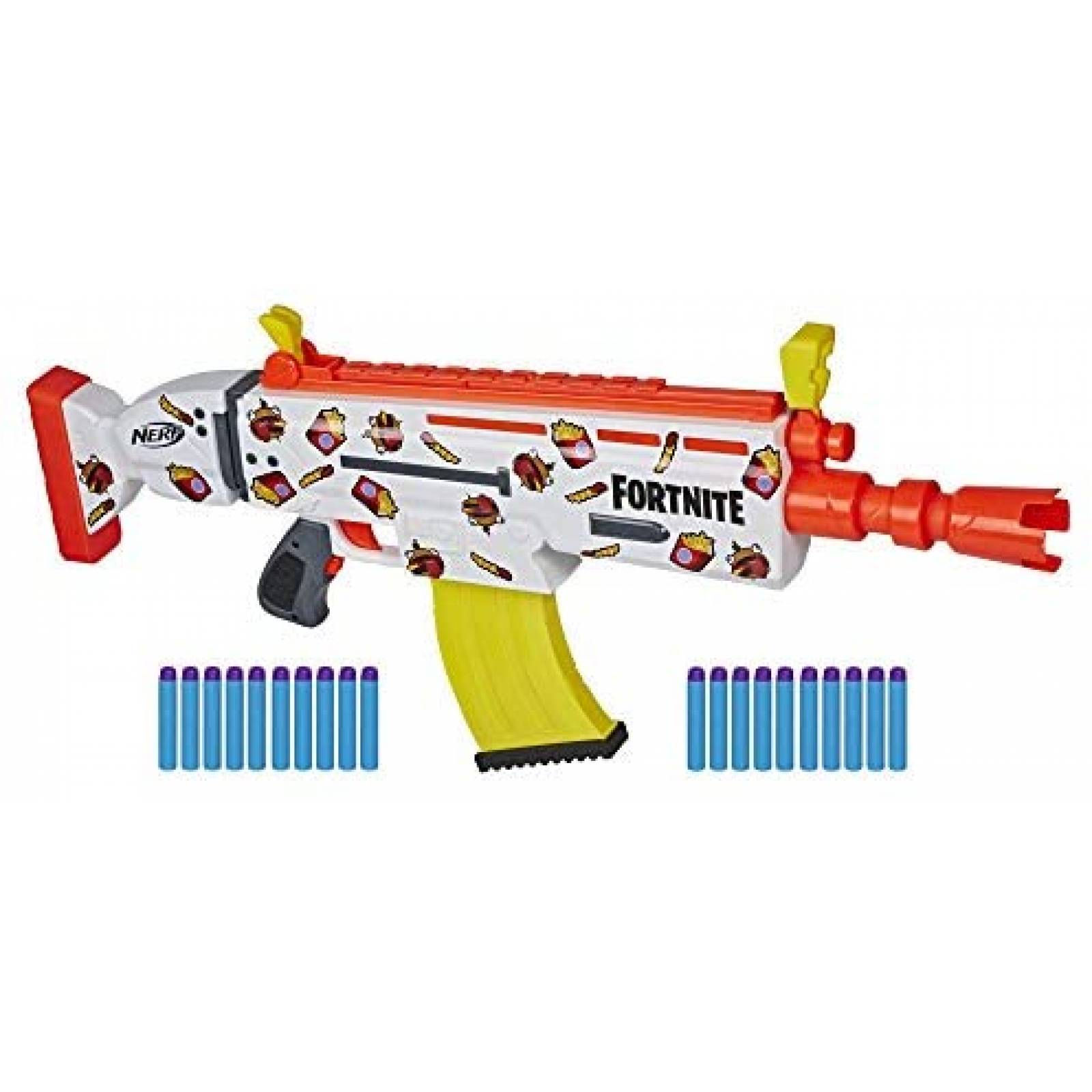 Pistola de Dardos NERF Fornite AR-Durrr c/ Calcomanías