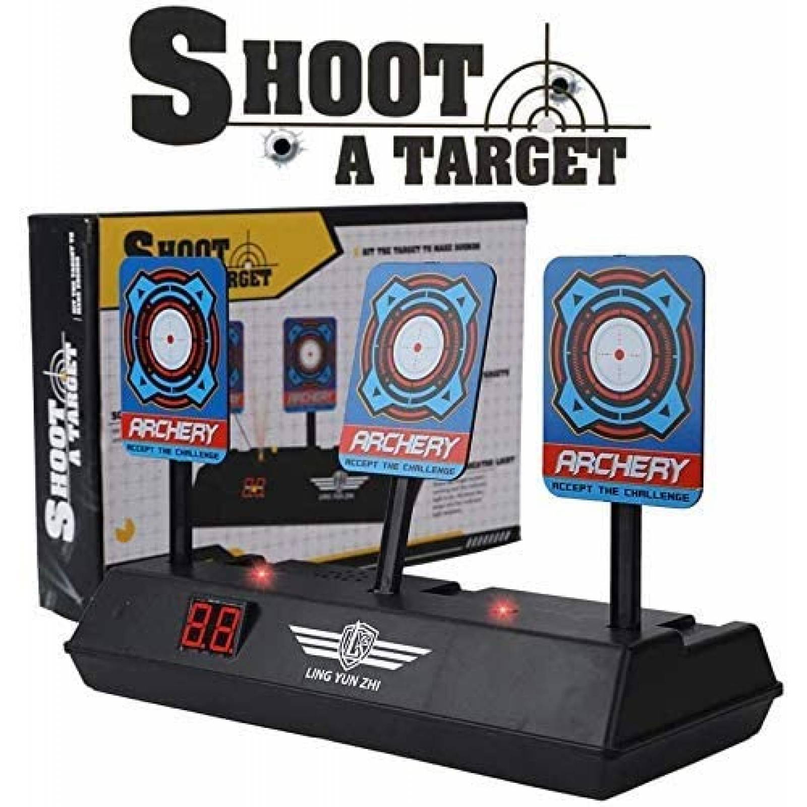Juego con Dardos G GOLDKIDS Nerf Target Running Sonido y Luz