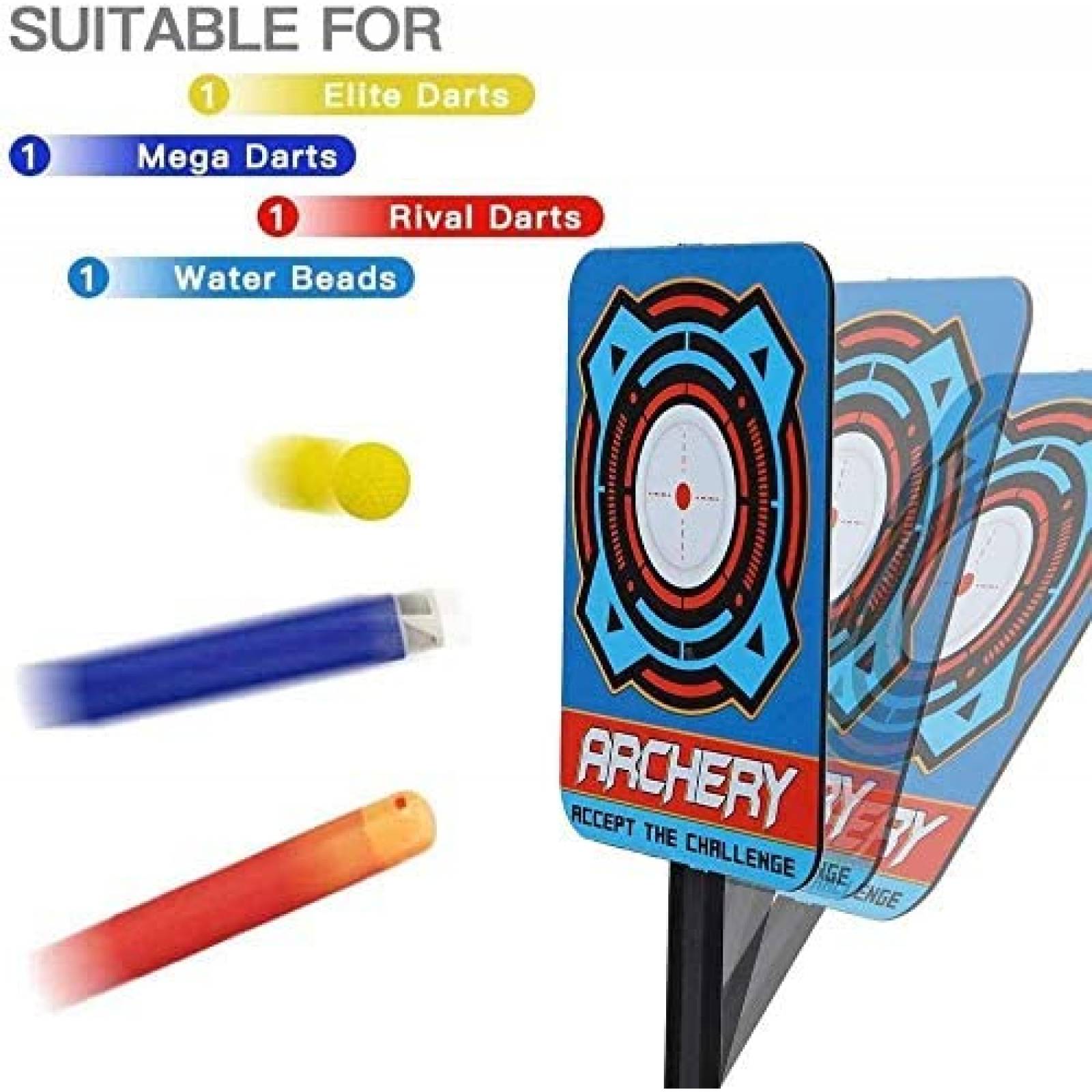 Juego con Dardos G GOLDKIDS Nerf Target Running Sonido y Luz