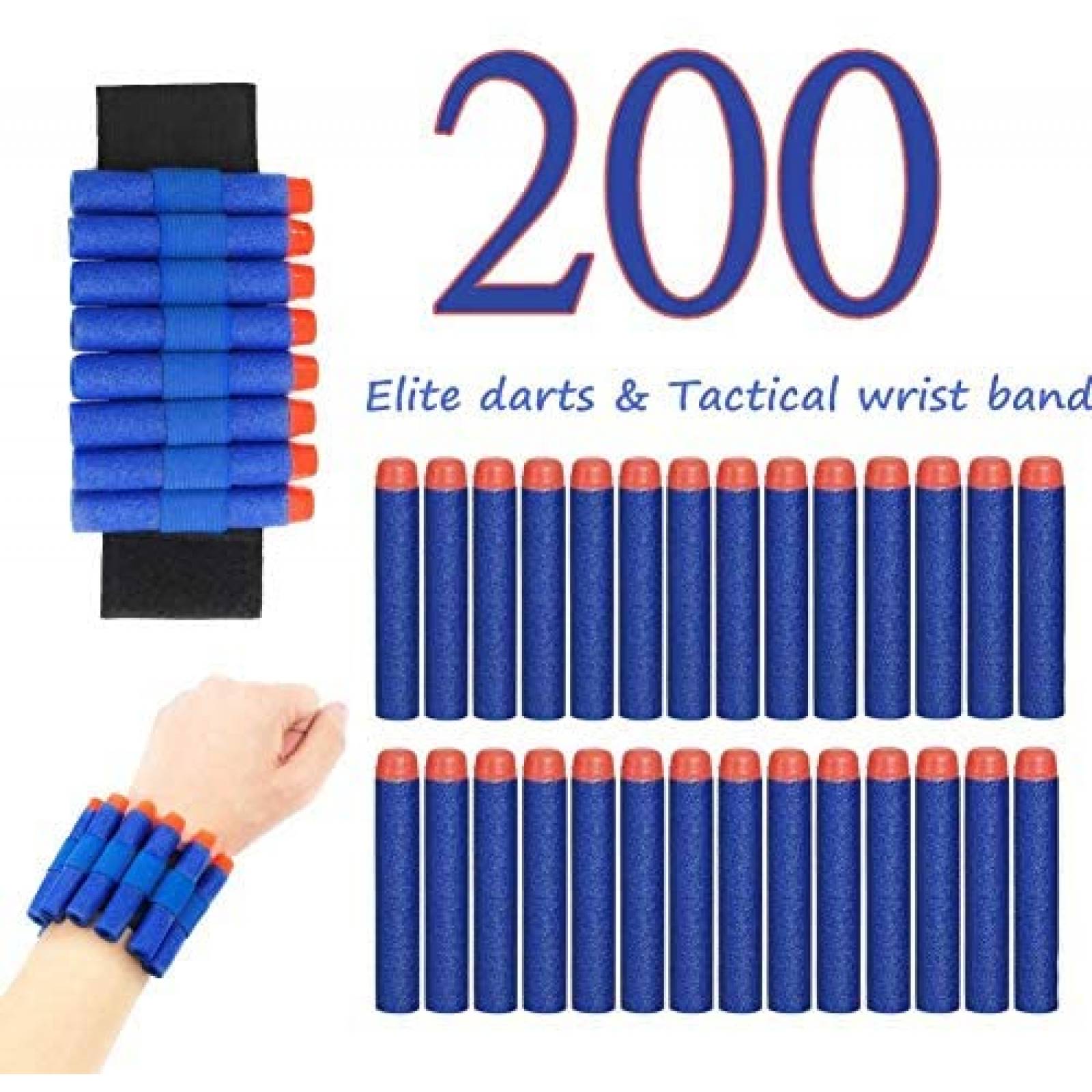 200 Dardos de Juguete Bigib Textura Suave de Plástico
