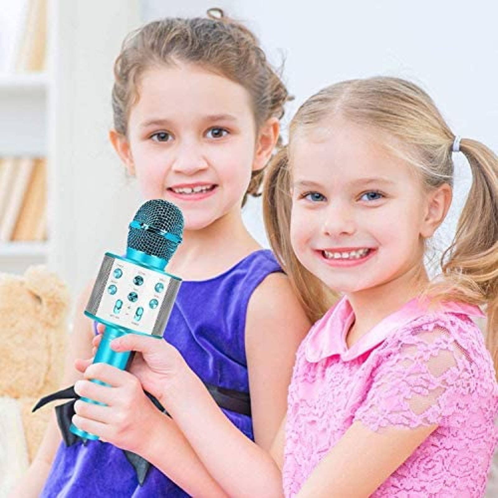 Micrófono para Niños Niskite 4-15 Años Karaoke -Azul