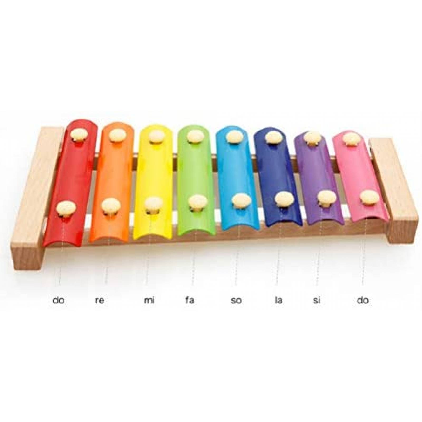 Xilófono pengxiaomei Instrumento para Niños -Multicolor