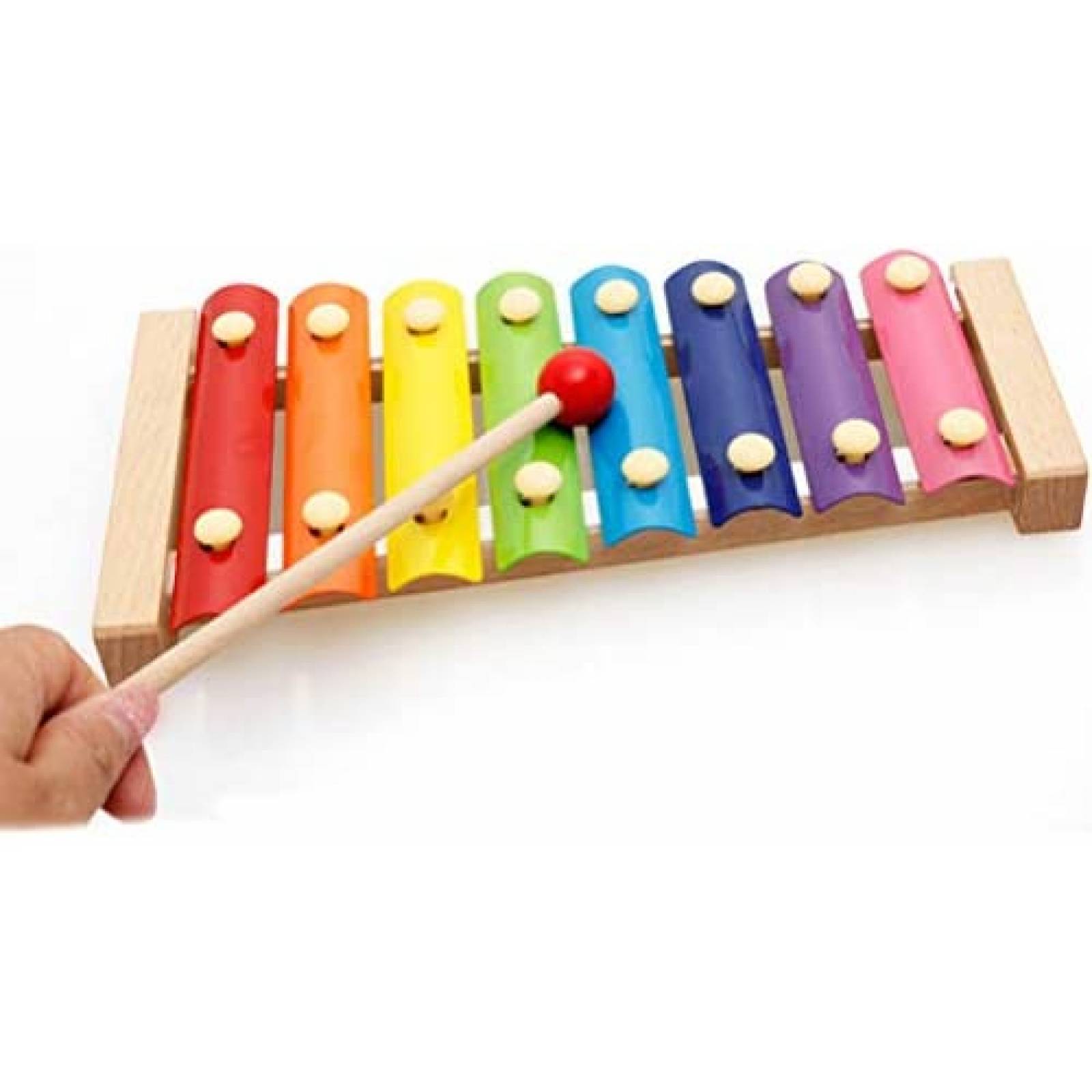 Xilófono pengxiaomei Instrumento para Niños -Multicolor