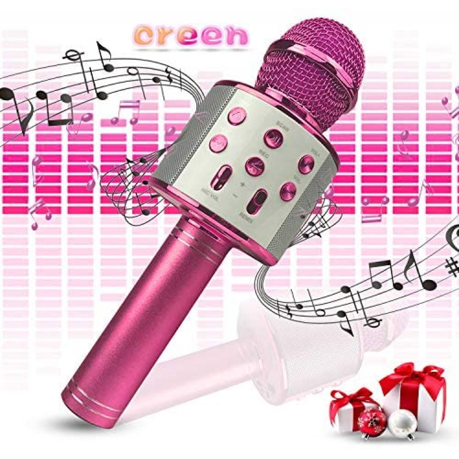 Micrófono de Juguete Creen Bluetooth 4-11 Años -Rosa