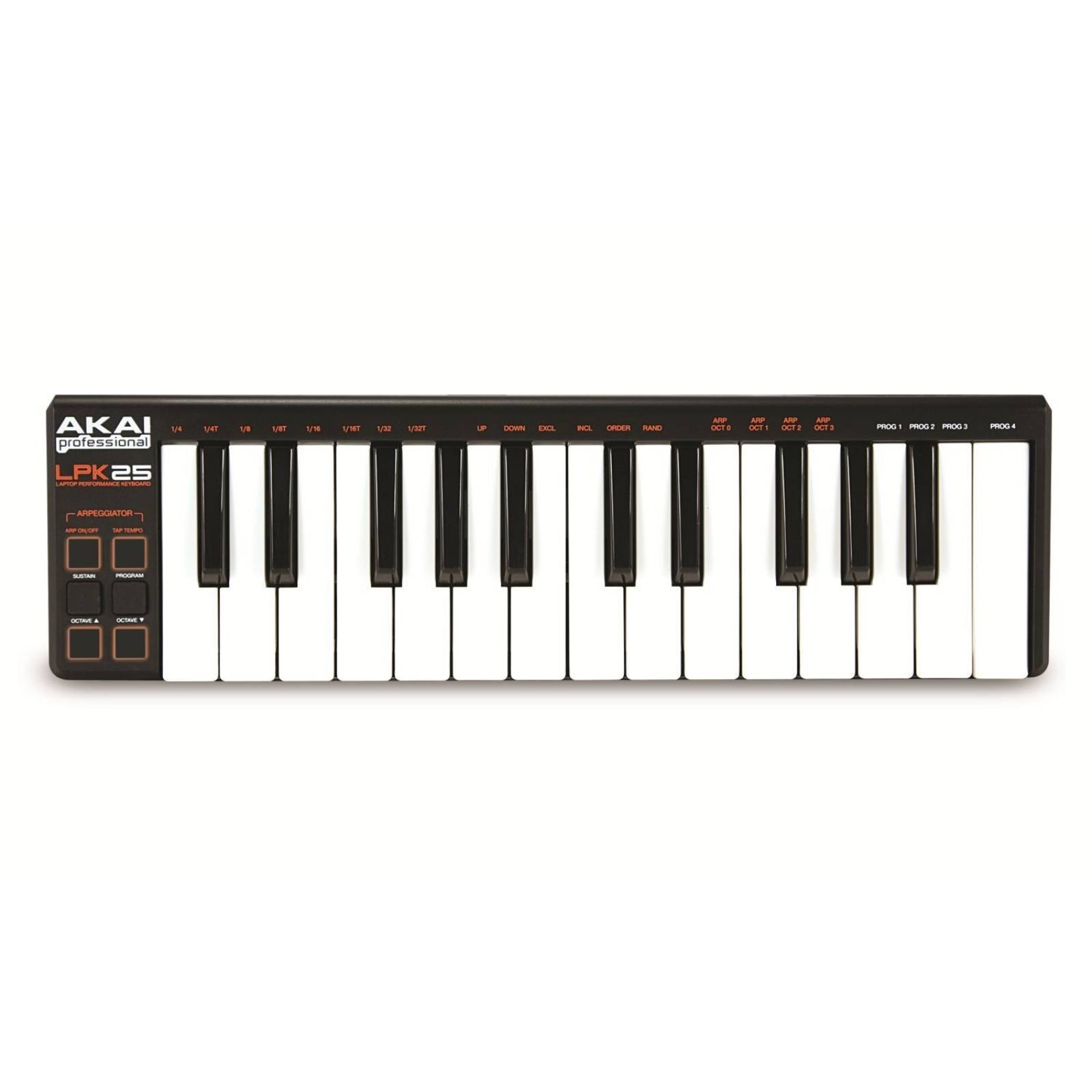 Controlador MIDI Akai Professional LPK25 25 Teclas USB MIDI