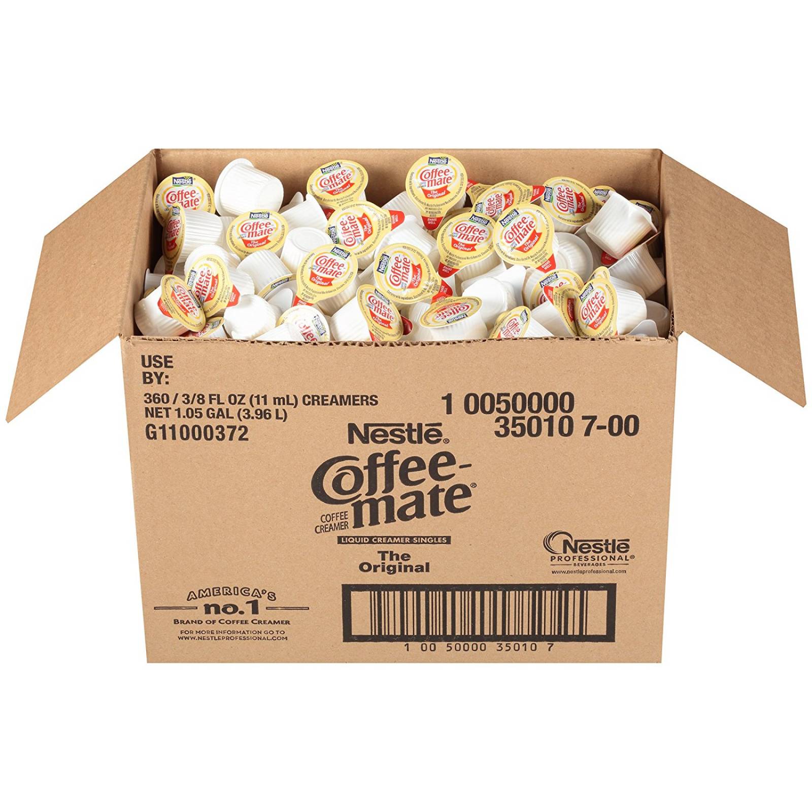 Paquete De 360 Cremas Para Café Nestle Coffee-mate Original