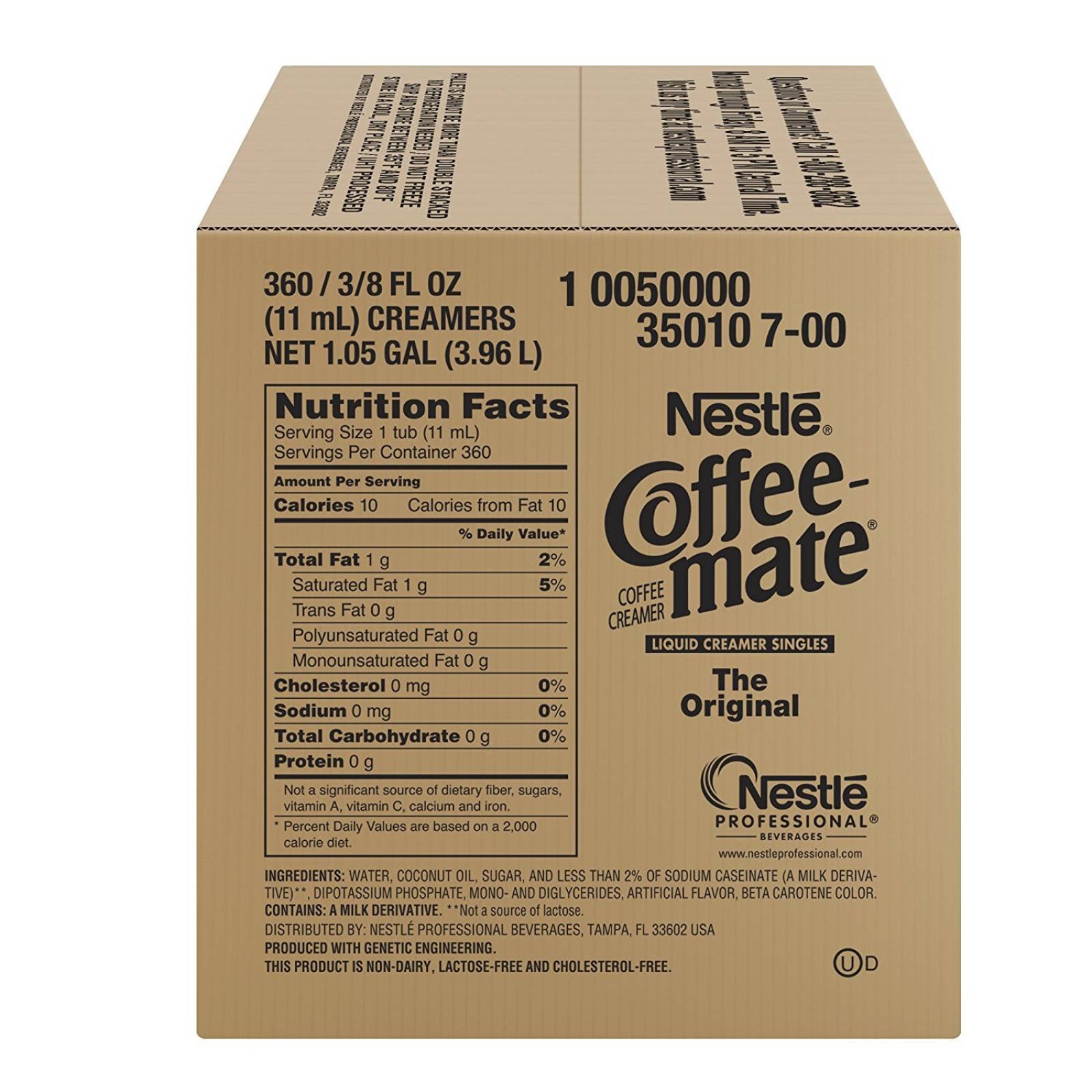Paquete De 360 Cremas Para Café Nestle Coffee-mate Original