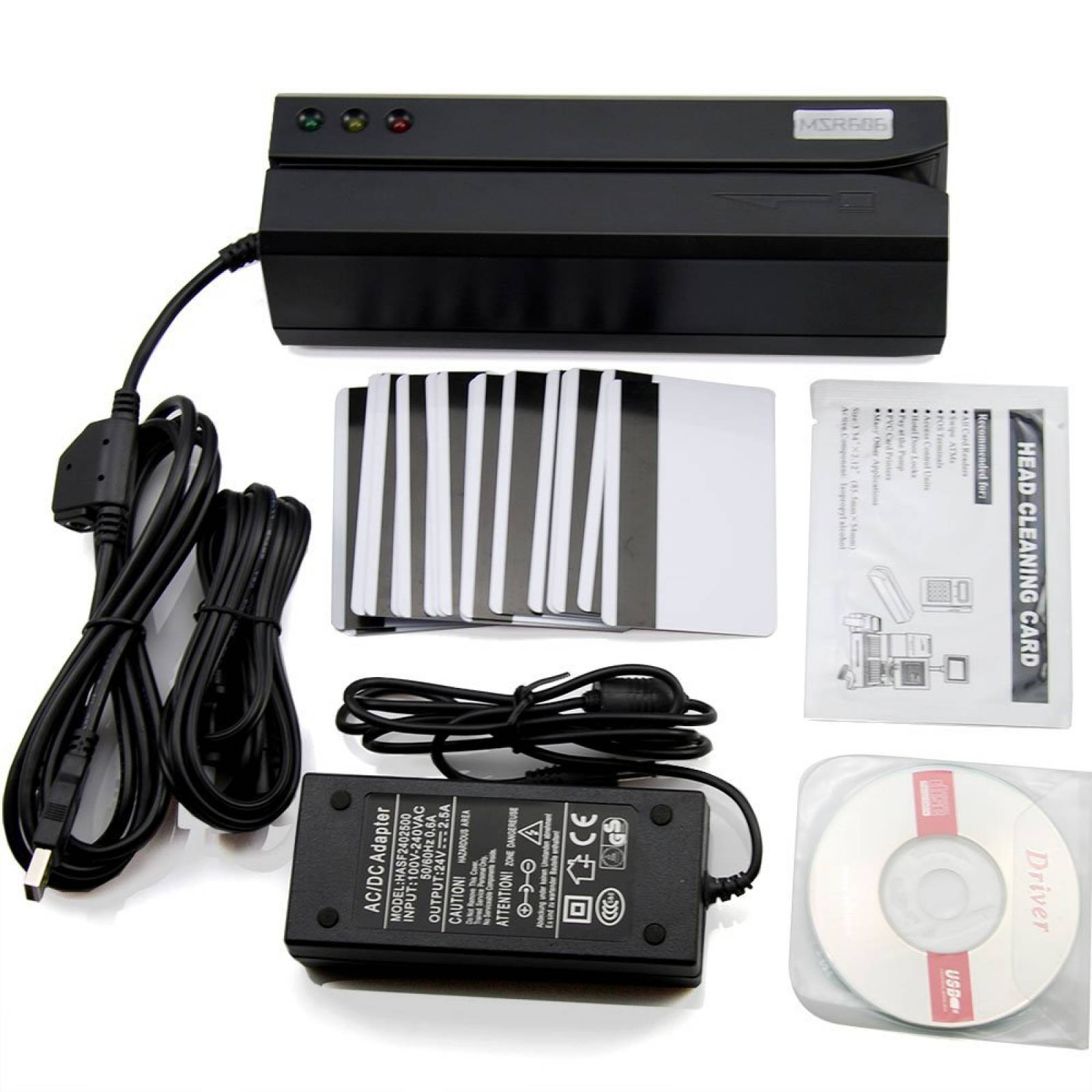 Deftun MSR606 HiCo banda magnética tarjeta lector escritor c