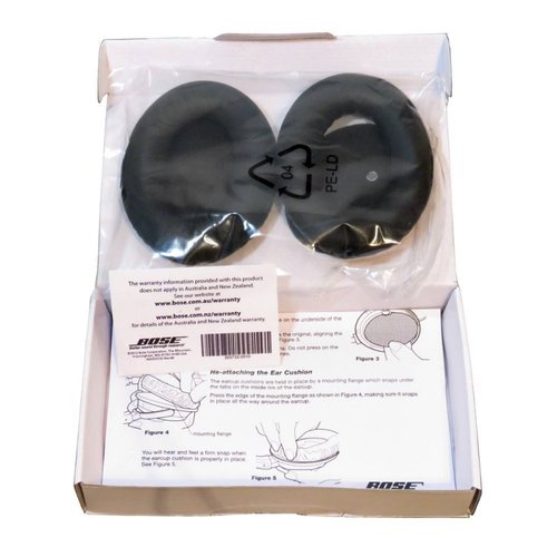 Bose QuietComfort 15 kit amortiguador oreja negra -Negro
