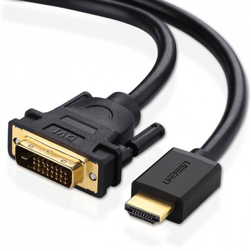 UGREEN HDMI DVI Cable bidireccional DVI-D 24+1 macho  -Verde