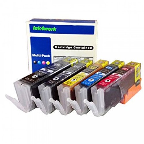 B:ink4work Set 5 PACK PGI-250XL & CL-251XL cartucho tinta Comp