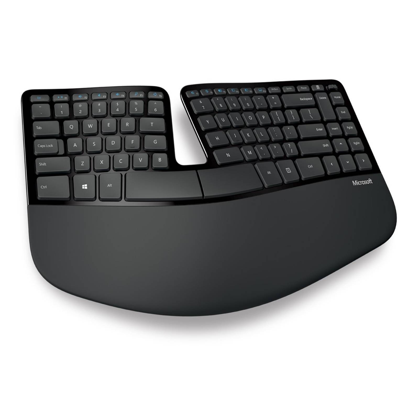 B:Microsoft esculpir teclado ergonómico negocio (5KV-00001)
