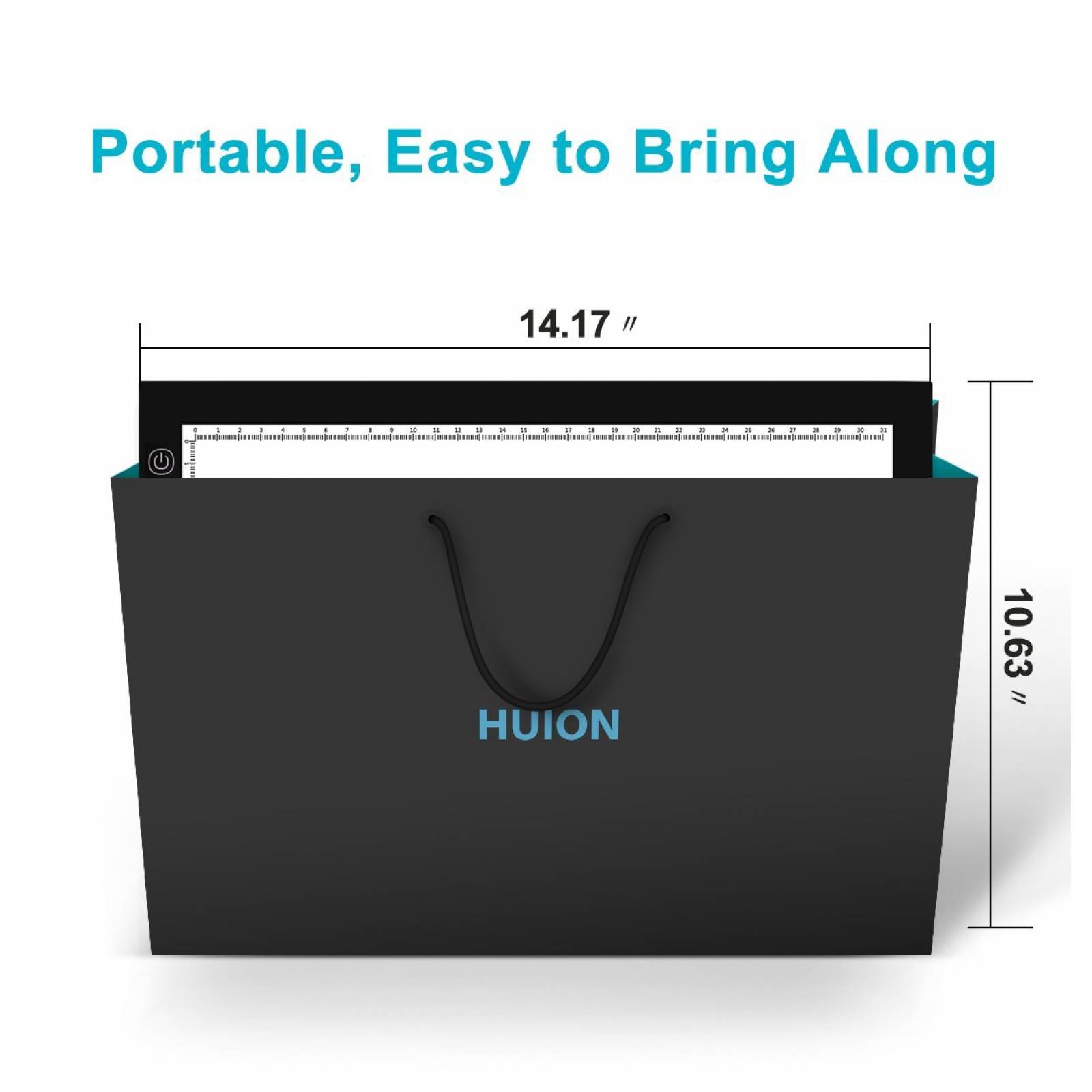 Huion A4 calco caja luz Super brillante CA luz ajustable