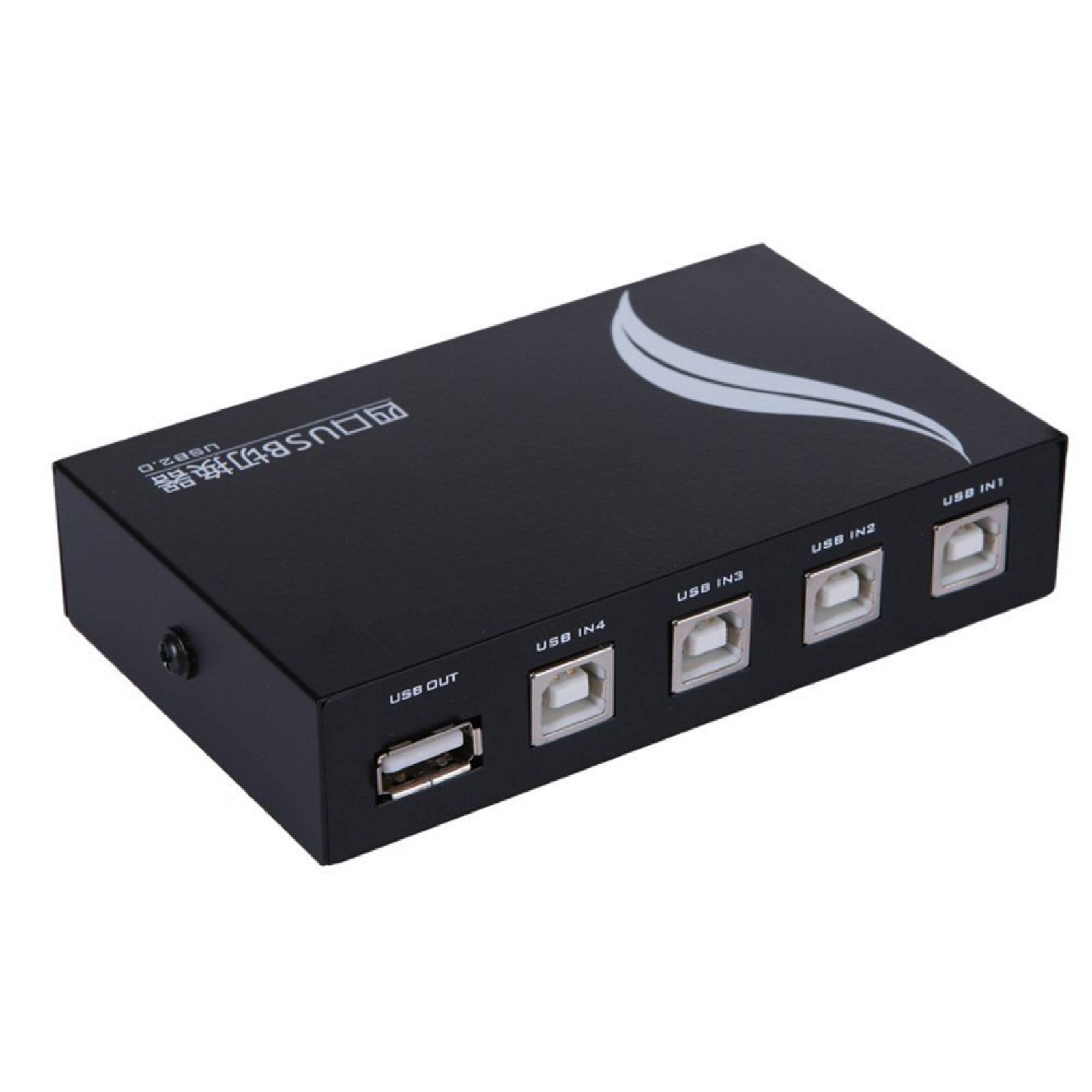 Conmutador De Red Findway Mt-1a4b-cf 4 Puertos Switch Pc