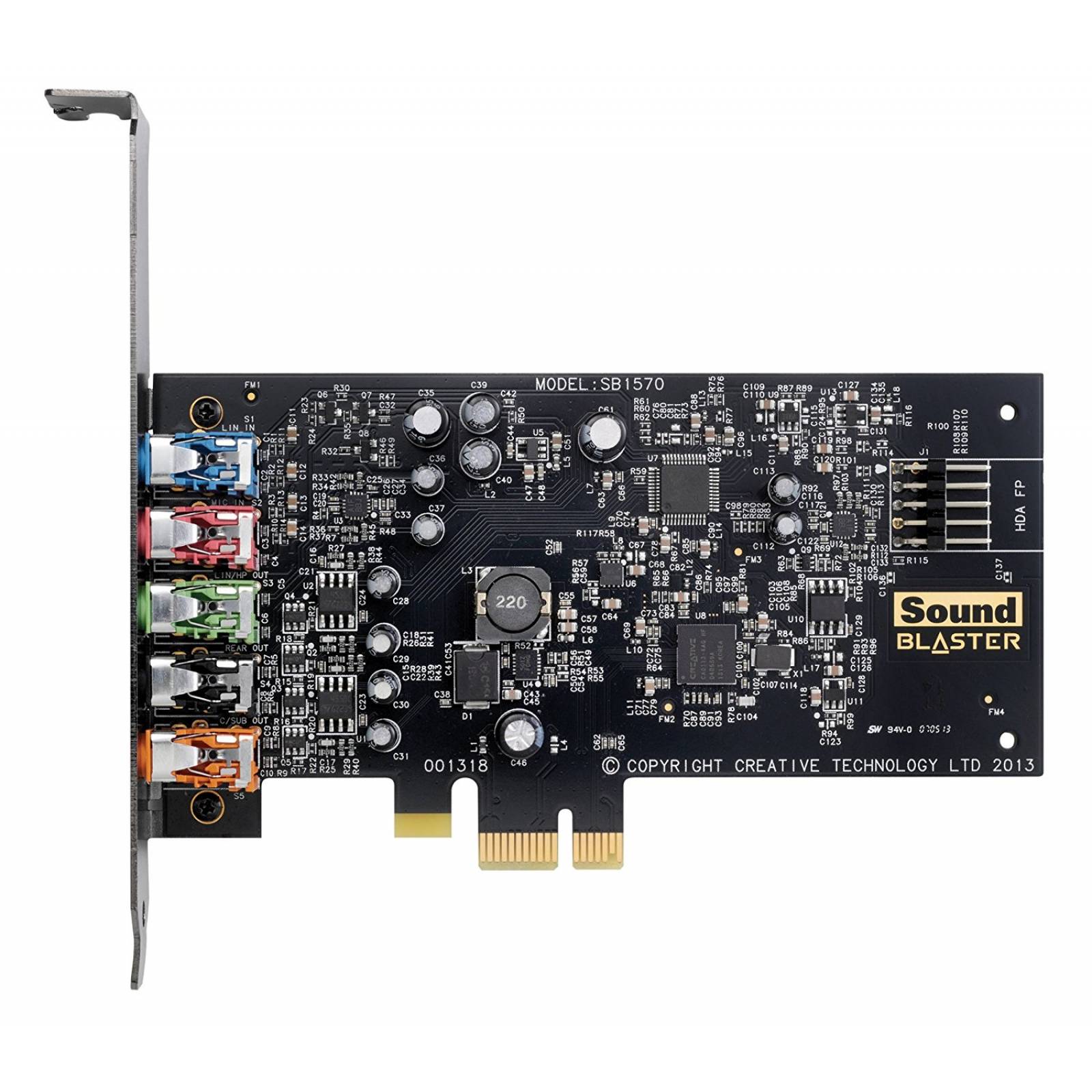 Tarjeta De Sonido Creative Sound Blaster Audigy Fx Pcie 5.1