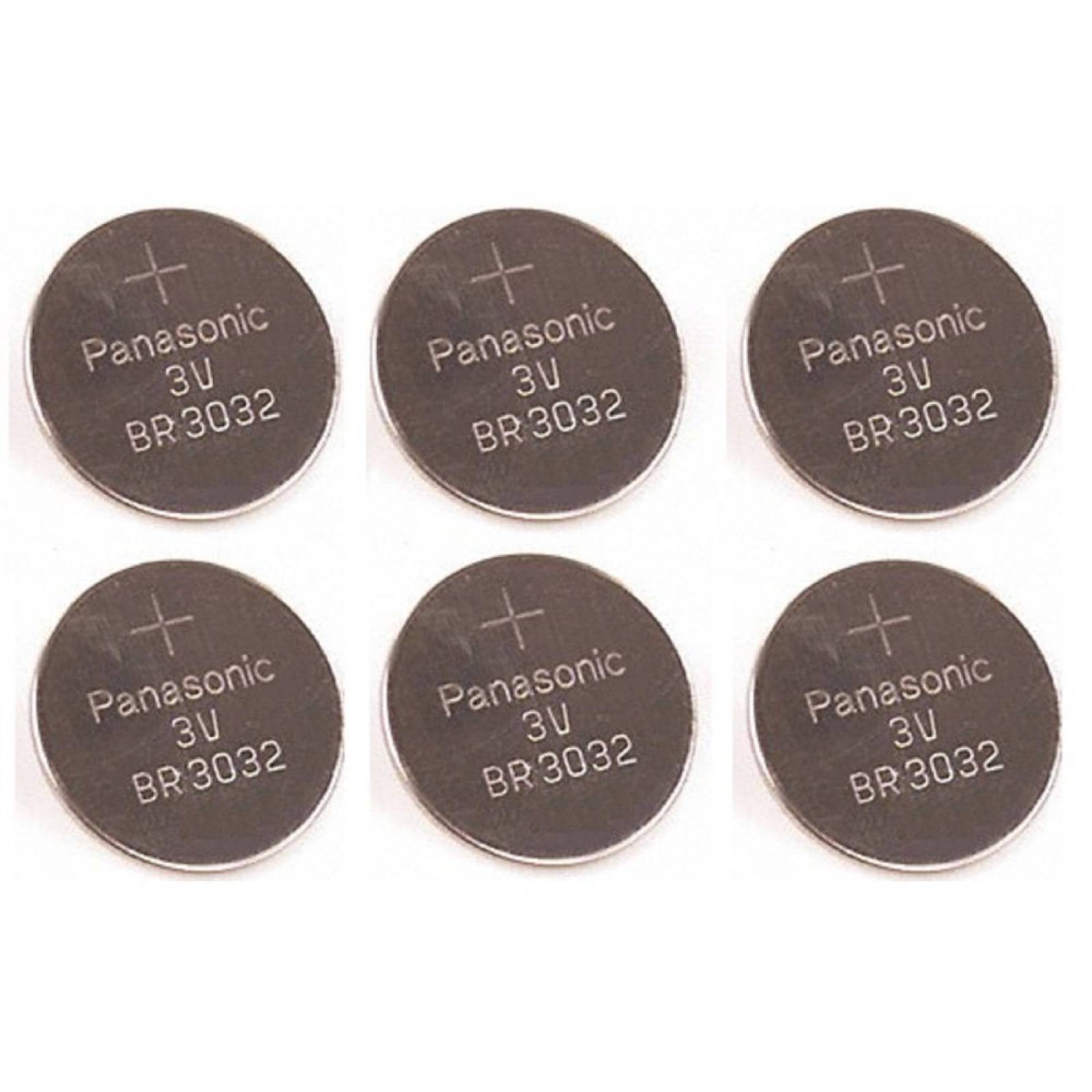 6 piezas Panasonic batería litio botón celular Br3032-Br 303