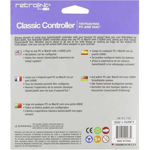 Enlace Retro estilo GameCube cable controlador