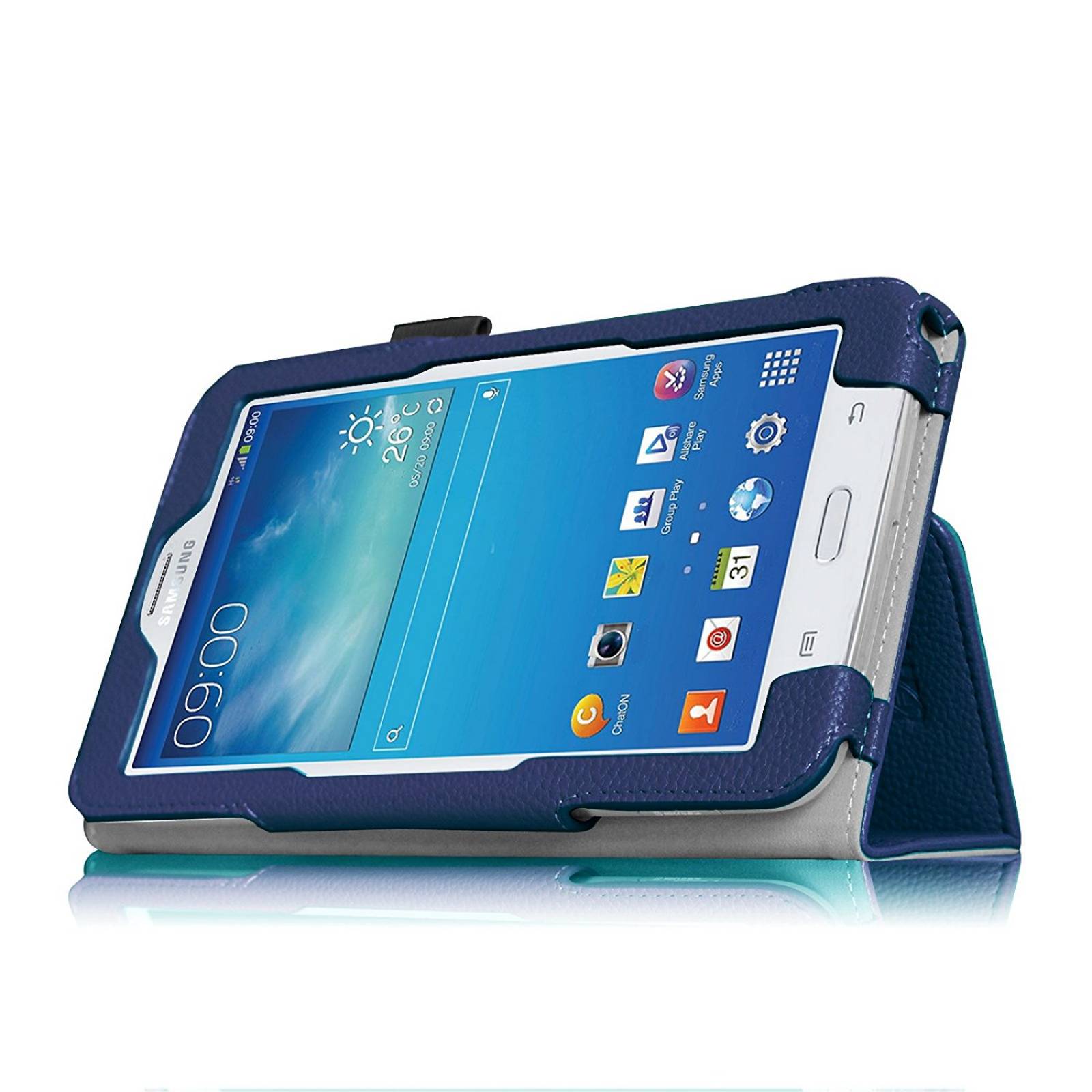 Funda Fintie Galaxy Tab E Lite 7.0 Ligera -azul Marino