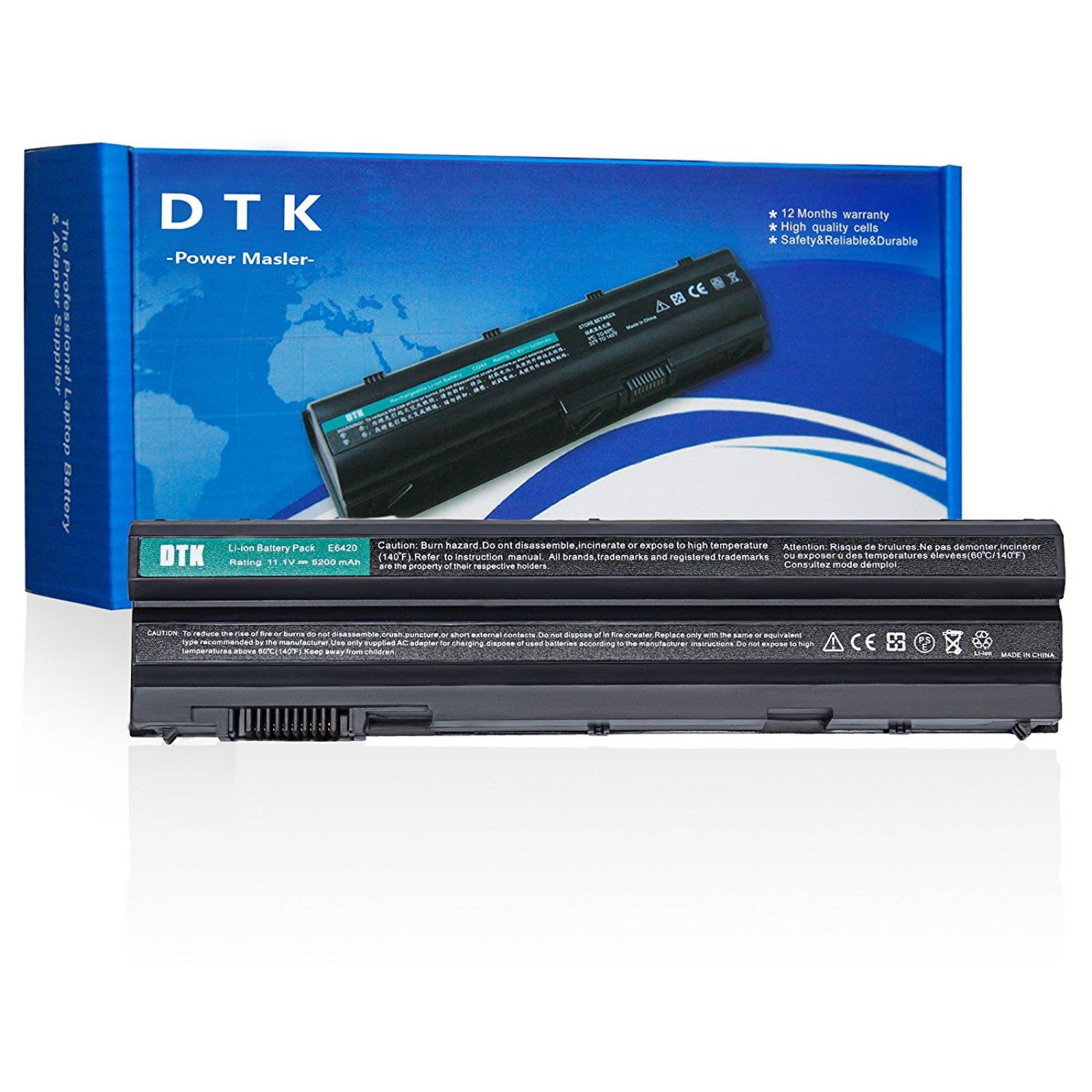 DTK batería Dell E5420 E5430 E5530 E6420 E6430 E6520 E6530 I