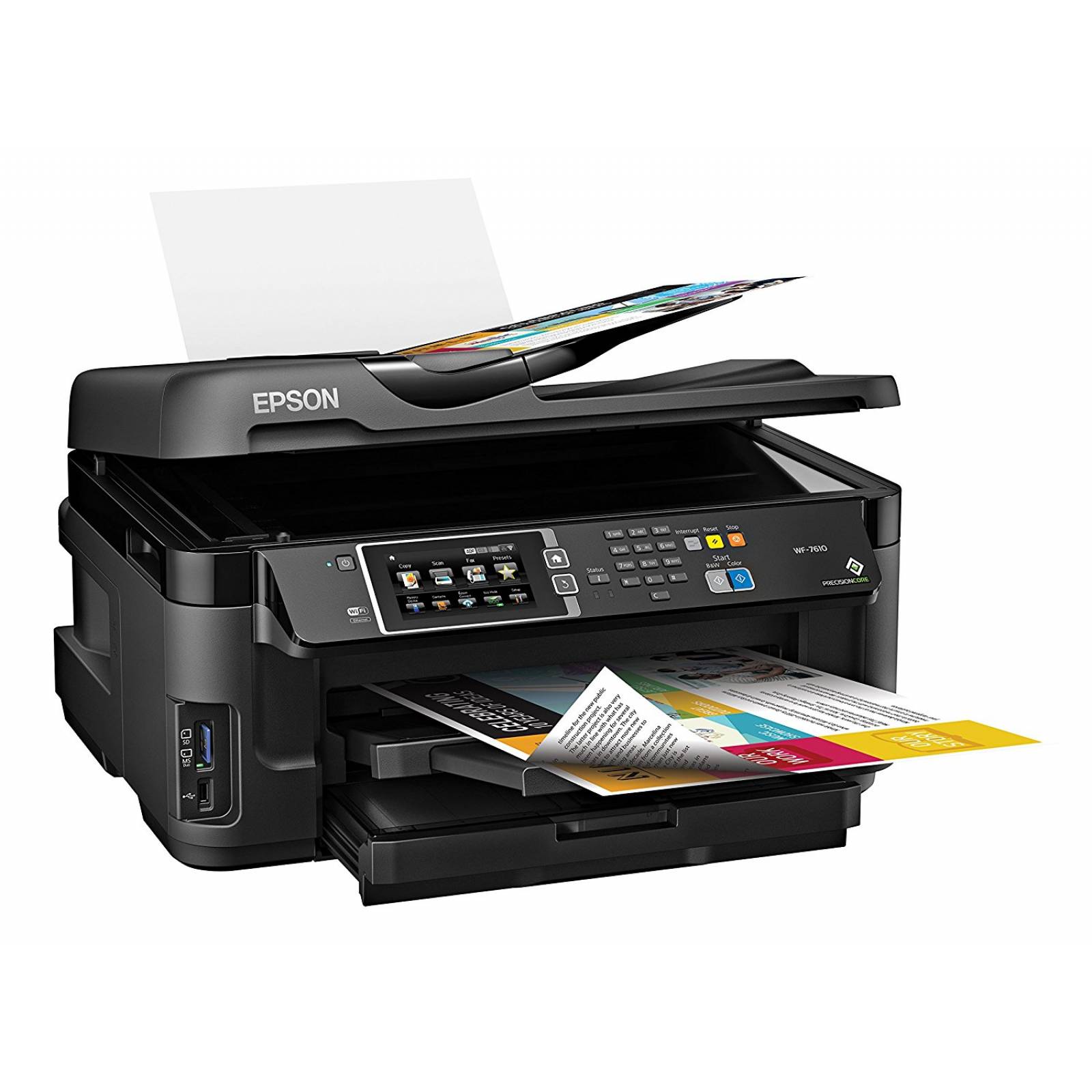 Epson WorkForce WF-7610 Color Wireless All-in-One de inyecci