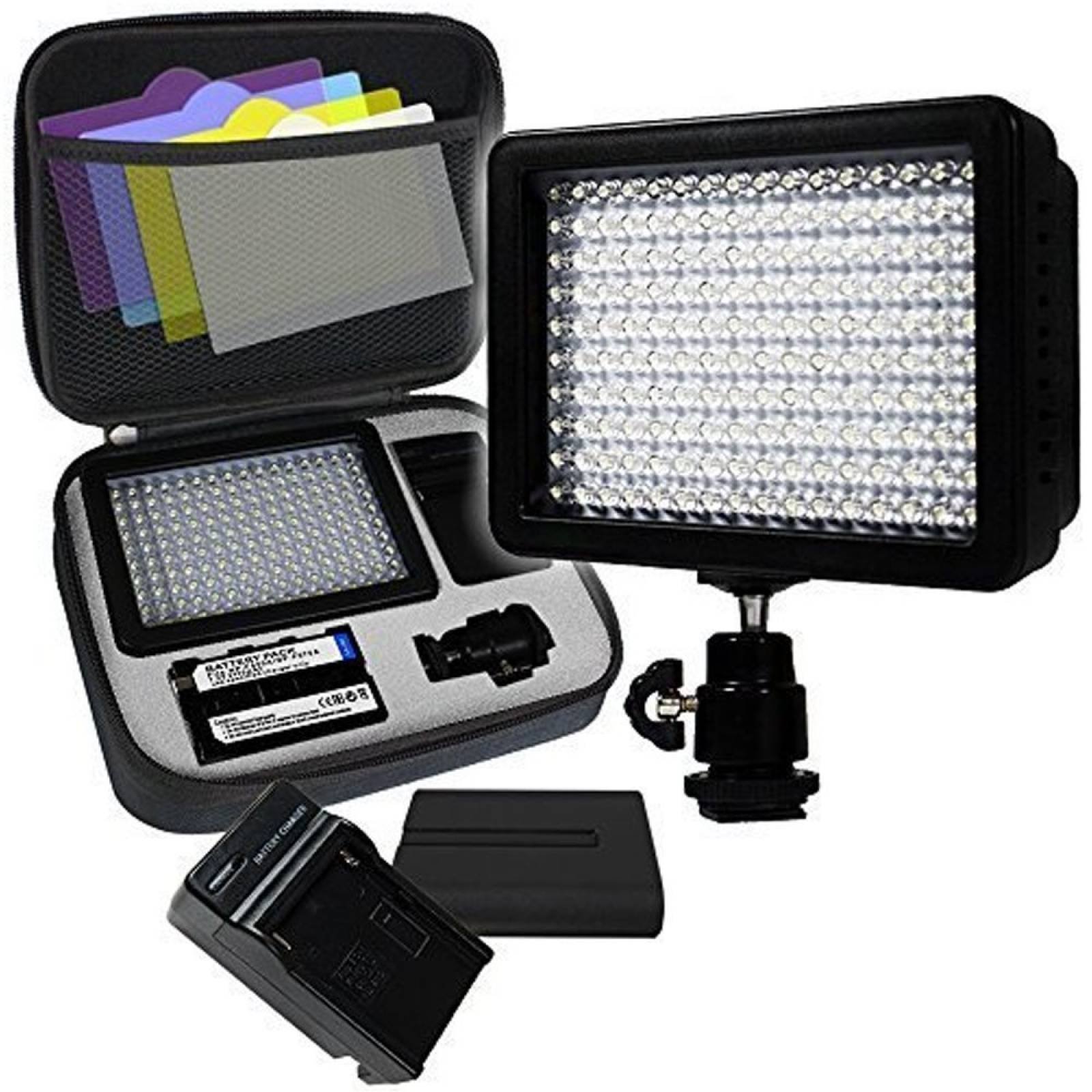 LimoStudio AGG1318 160 LED Video foto luz réflex Digital y